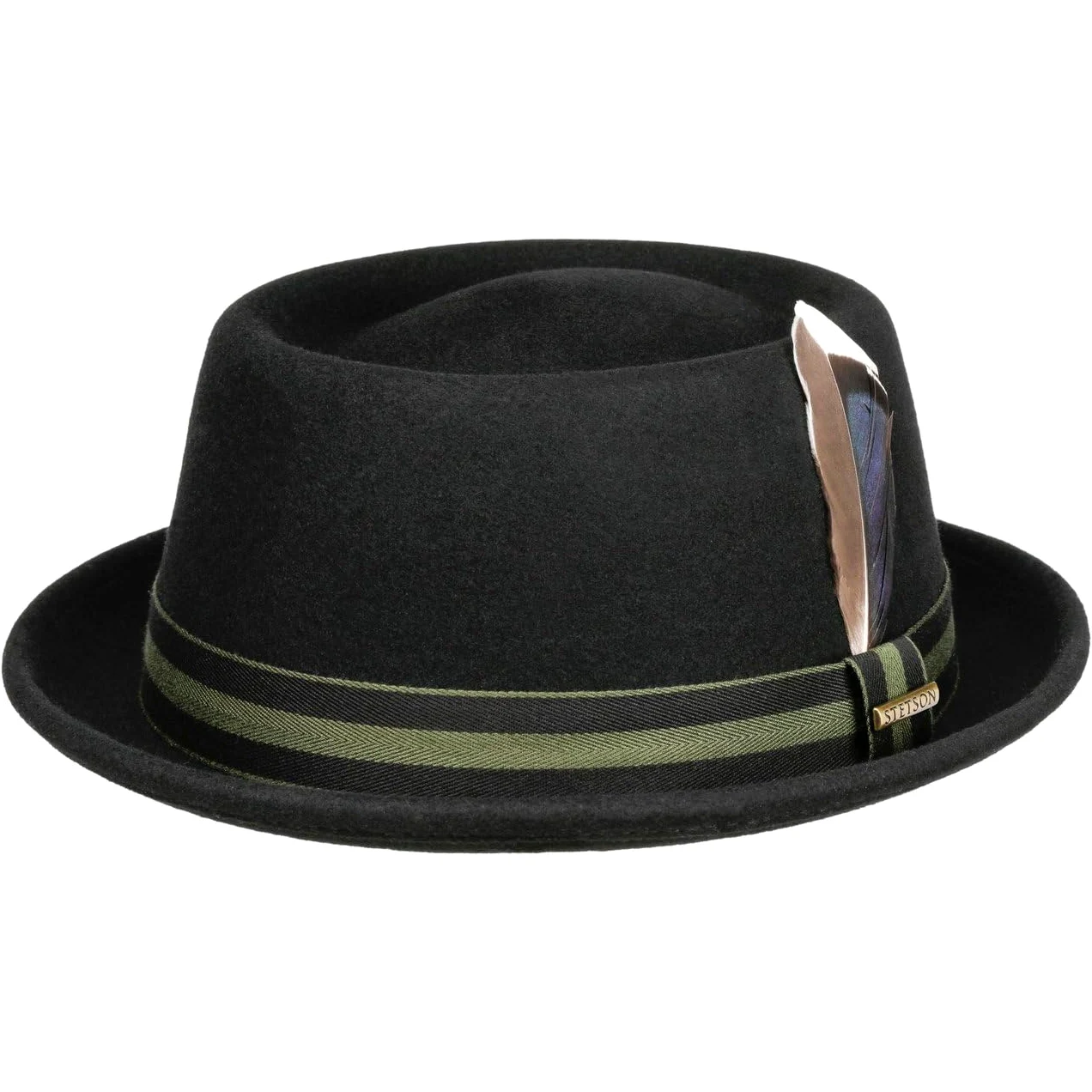 STETSON Tenverson kapelusz pork pie zgniatany filc welniany Meski Caly rok