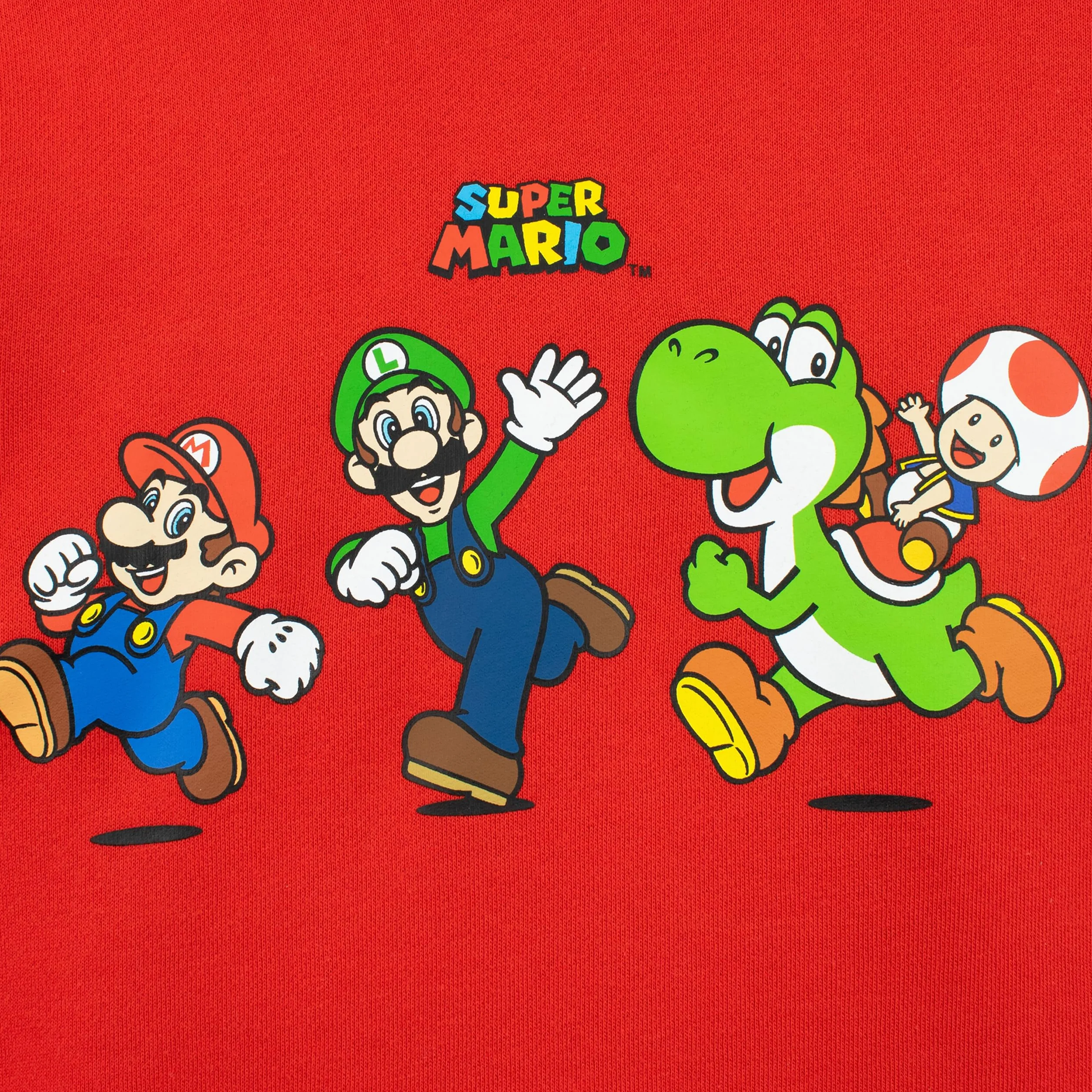 Bluza z kapturem Super Mario | Chłopięca bluza z kapturem Mario i Luigi | Bluzy chłopięce Yoshi | Oficjalne towary Mario