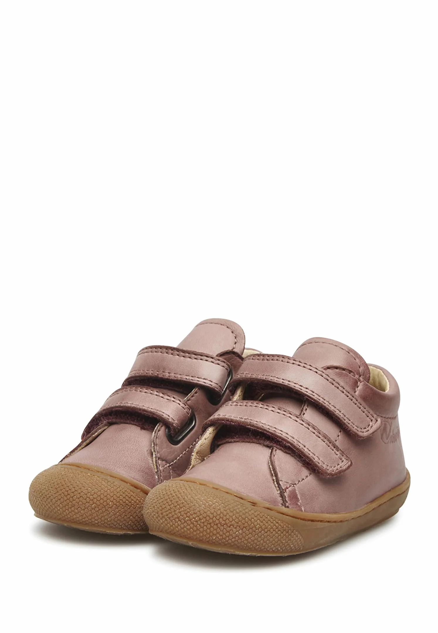 Naturino Cocoon VL buty do nauki chodzenia ze skóry nappa, brudny róż, brudny róż, 24 EU
