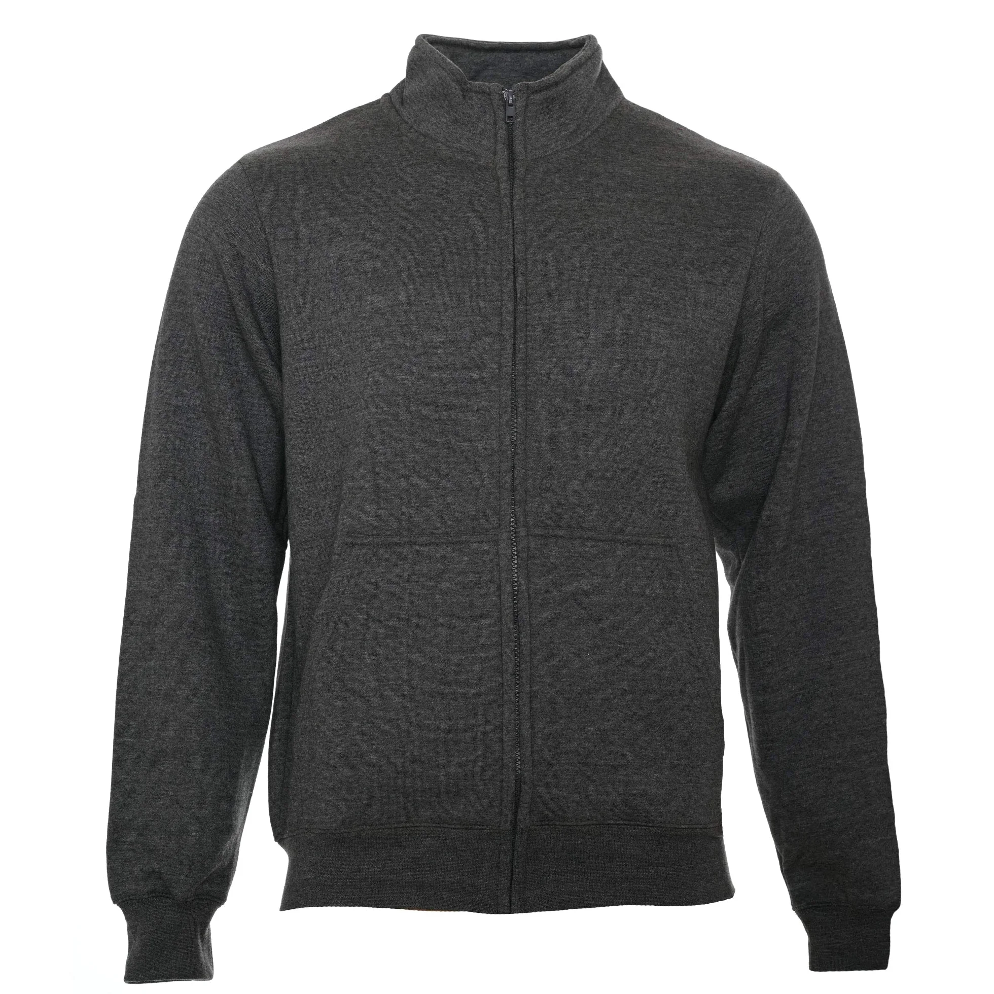 ROCK-IT Apparel I bluza męska bez kaptura, bluza męska ze stójką i zamkiem błyskawicznym [S-5XL], jakość premium z polarową stroną wewnętrzną, wiele kolorów