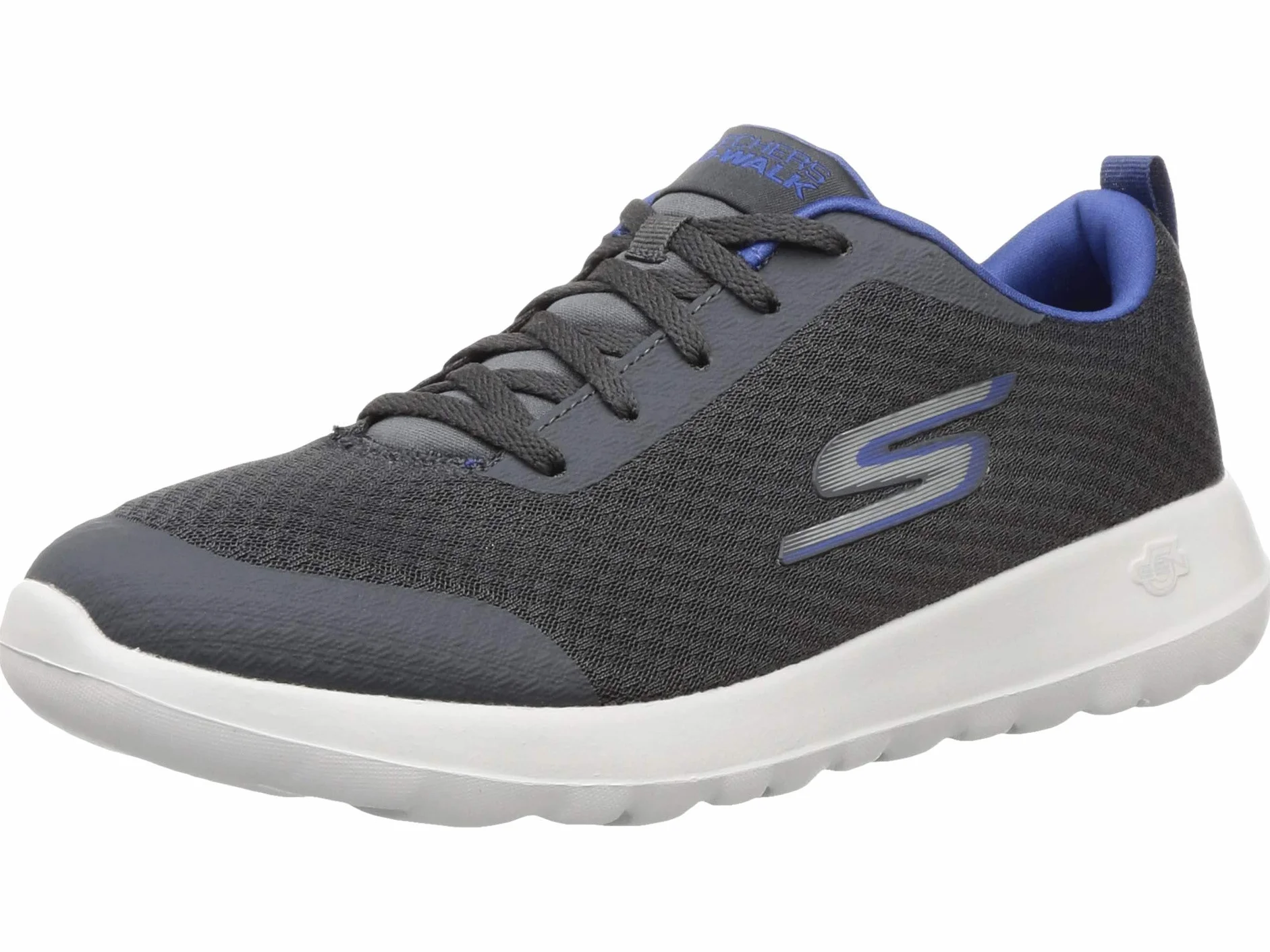 Skechers Męskie buty treningowe Gowalk Max-Athletic do chodzenia z chłodzoną powietrzem pianką, rozmiar M, Antracyt niebieski, 39.5 EU
