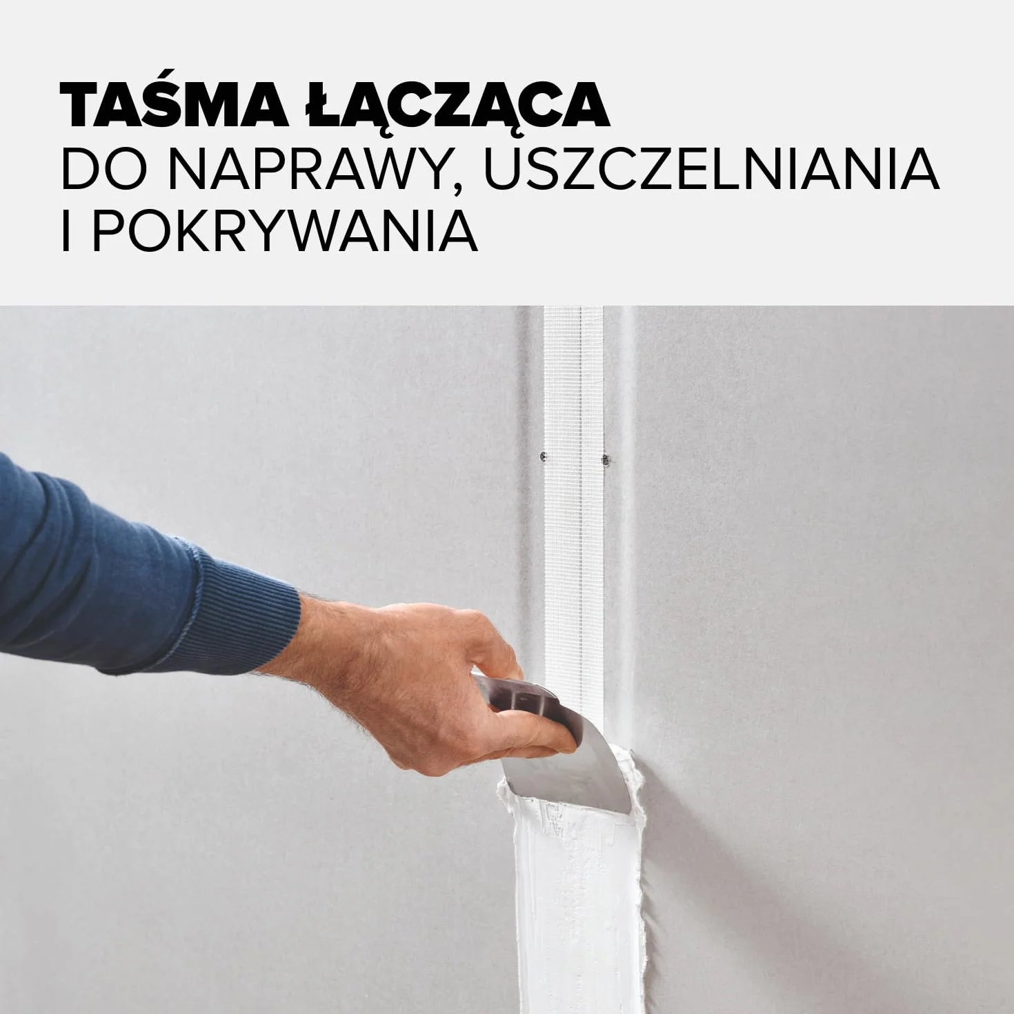 tesa taśma naprawcza z włókna szklanego - taśma do naprawy, uszczelniania i zabezpieczania - do szorstkich i gładkich powierzchni - odporna na rozdarcie - 20m x 50mm