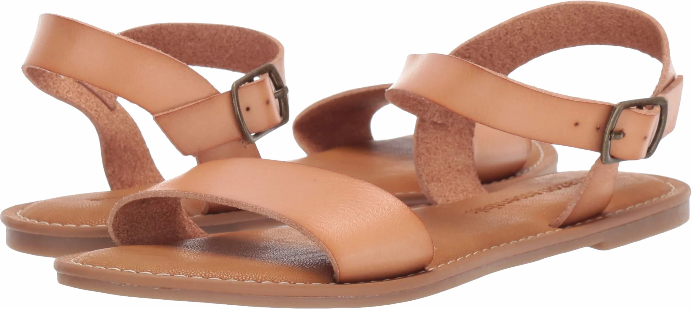 Amazon Essentials Kobiety Two Strap Buckle SandalSandał