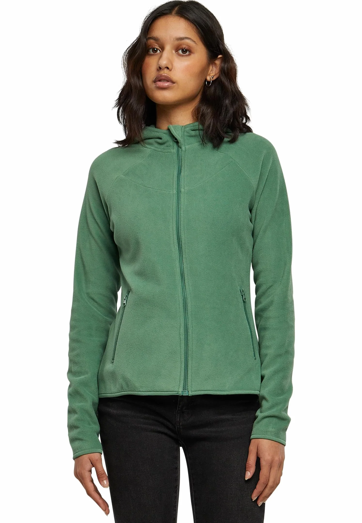 Urban Classics Damska bluza polarowa z kapturem Bluza z kapturem Kobiety