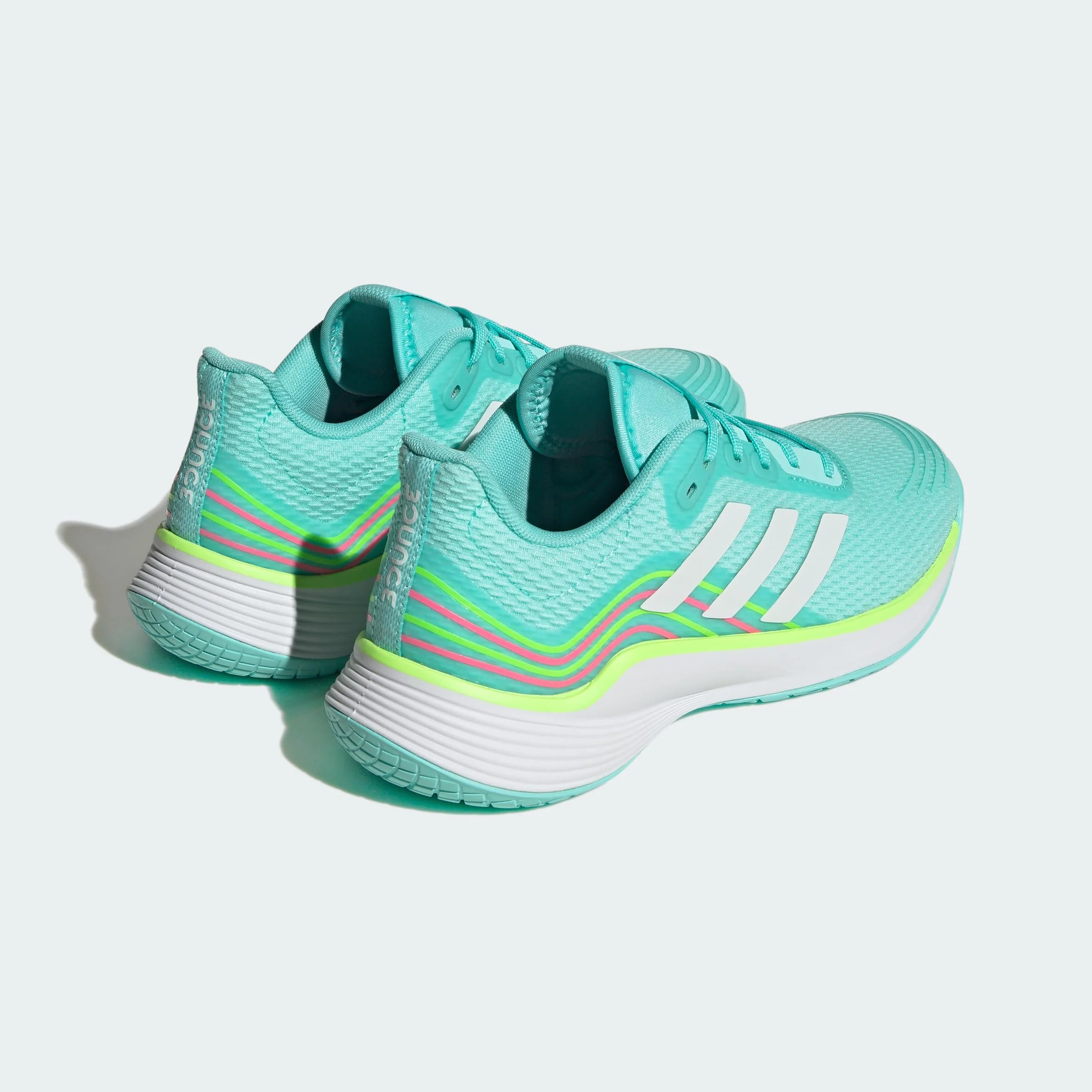 adidas Kobiety Novaflight Volleyball Shoes Flash Aqua Cloud White Lucid Lemon 41 1/3 EU