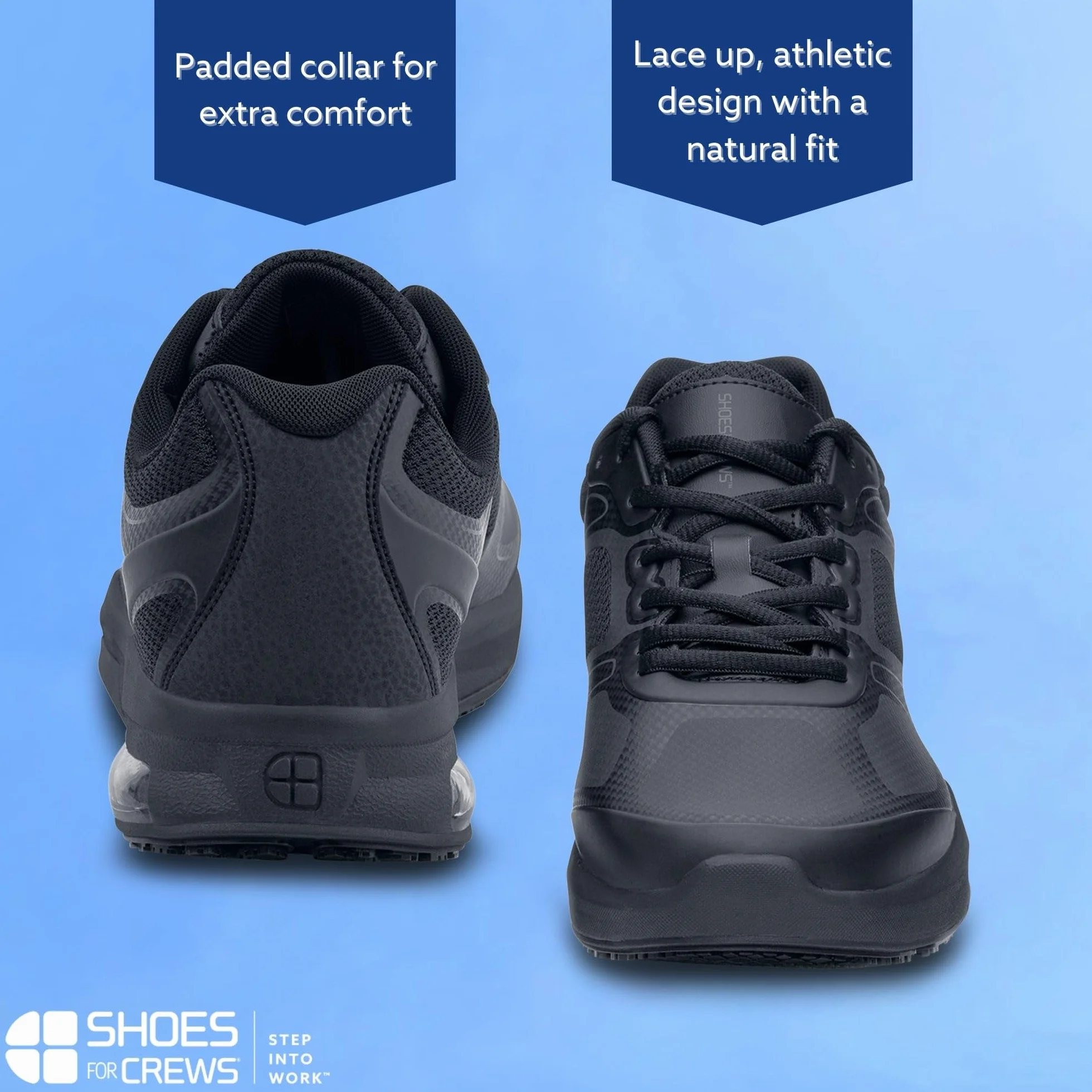 Shoes for Crews Evolution II buty męskie antypoślizgowe wodoodporne lekkie czarne 46.5 EU