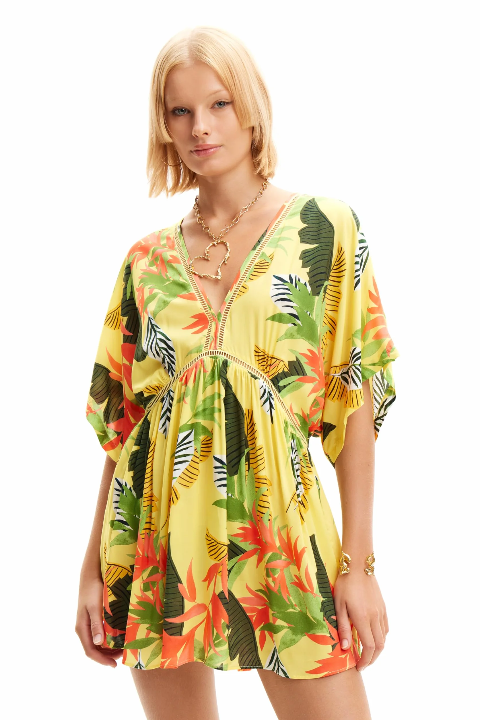 Desigual Bikini Top Kobiety Tropical Swim_top