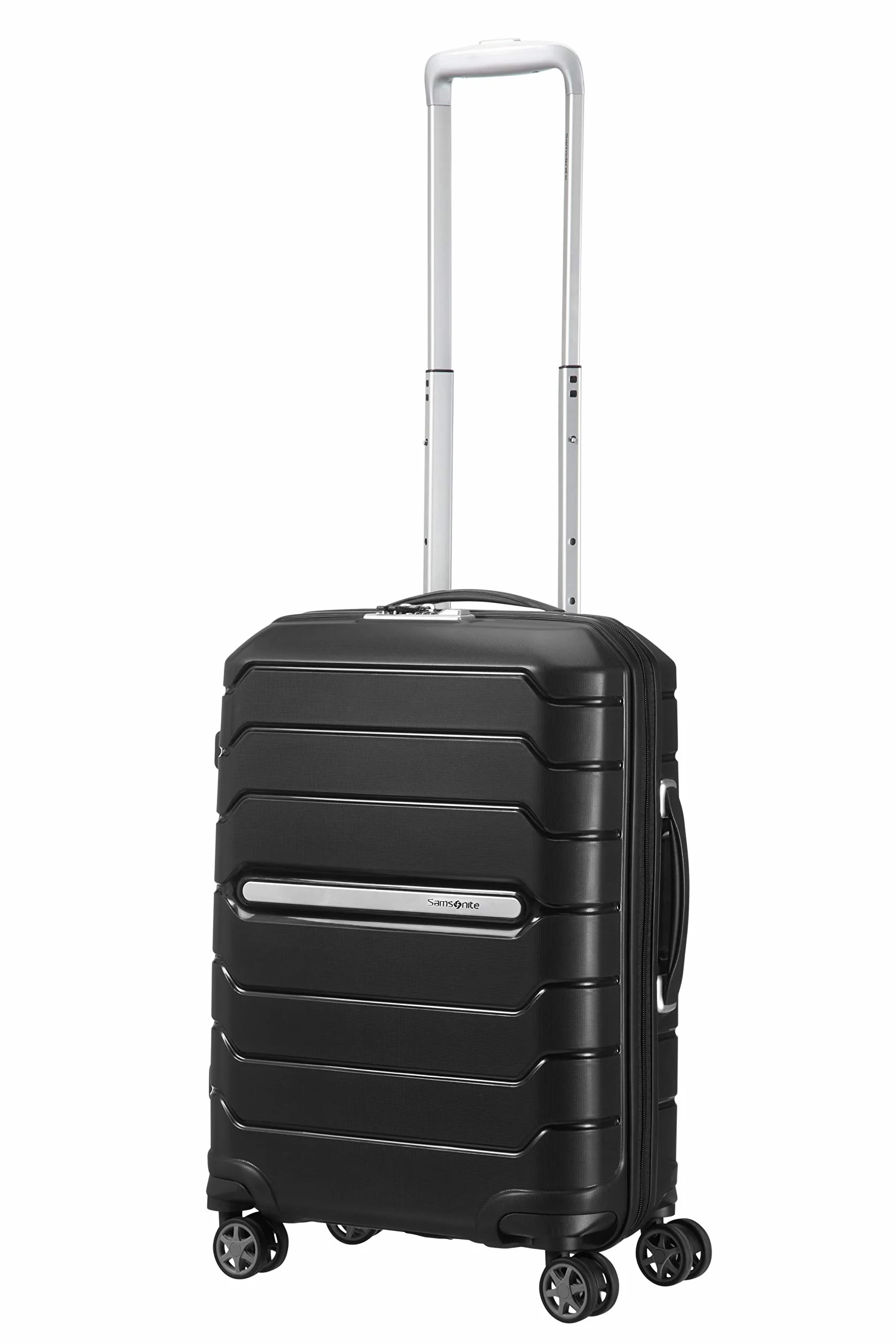 Samsonite Flux Spinner S 55 cm 37L Rozszerzalny Bagaż Podręczny Czarny