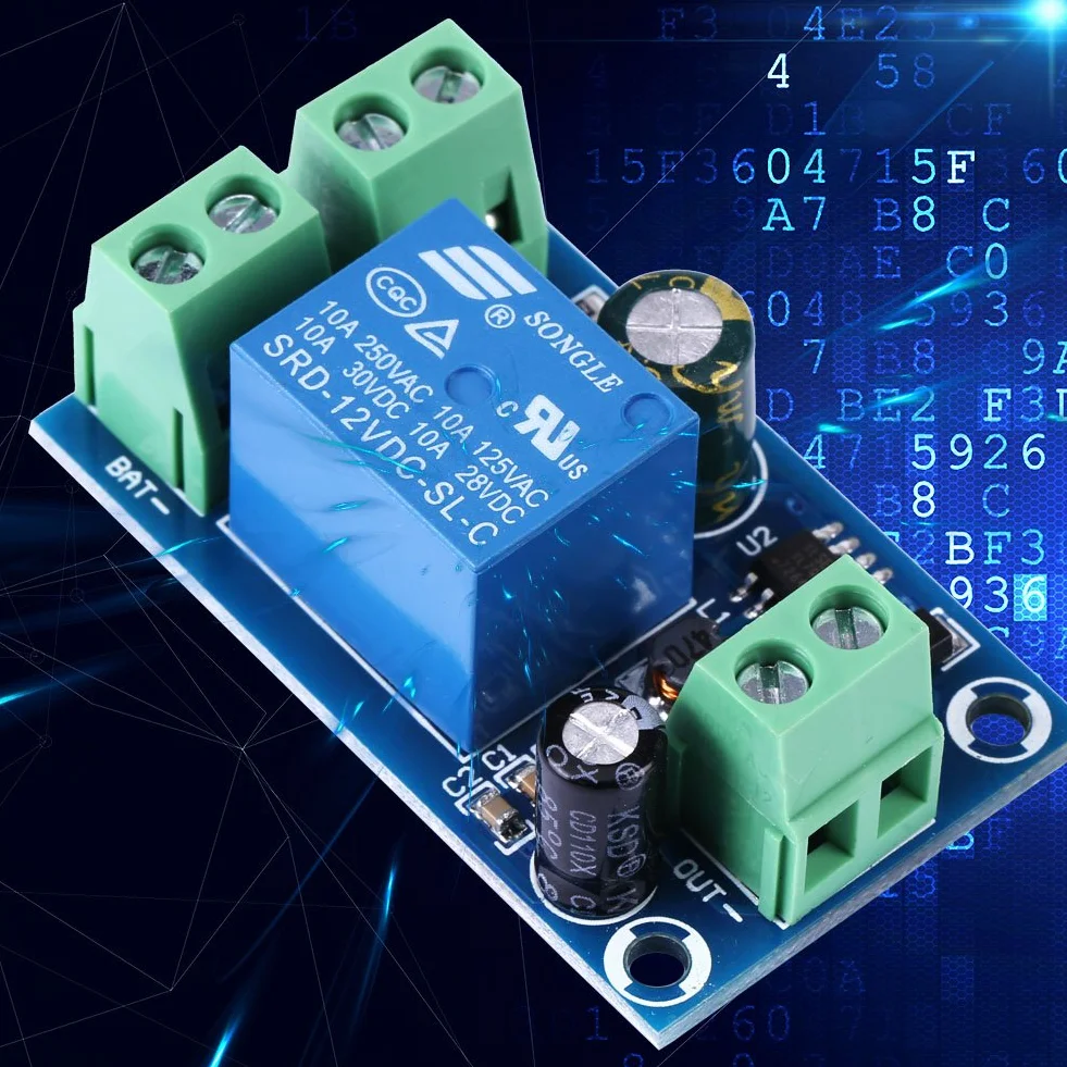 DC 12V 24V 36V 48V Moduł kontrolera zasilania awaryjnego Auto Switch Adapter 10A wyłącz zasilanie