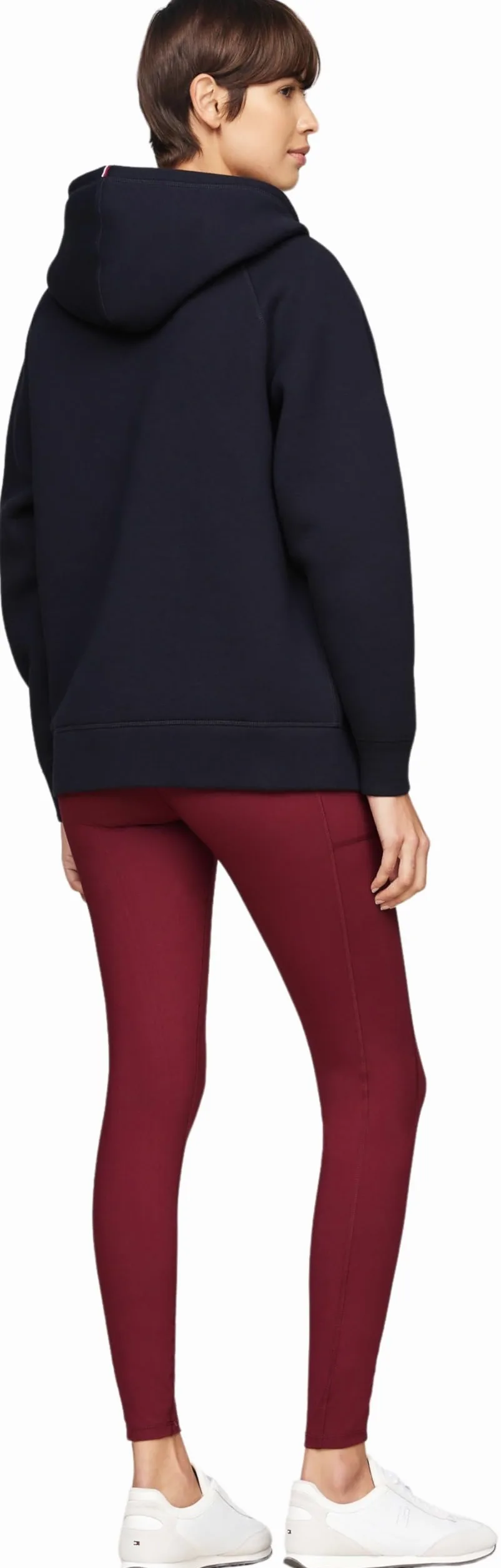Tommy Hilfiger Damska bluza z kapturem RLX Full ZIP SCUBA HWK WW0WW42261 Zip Through Hoodie, Desert Sky, M, Niebieski (pustynne niebo), M