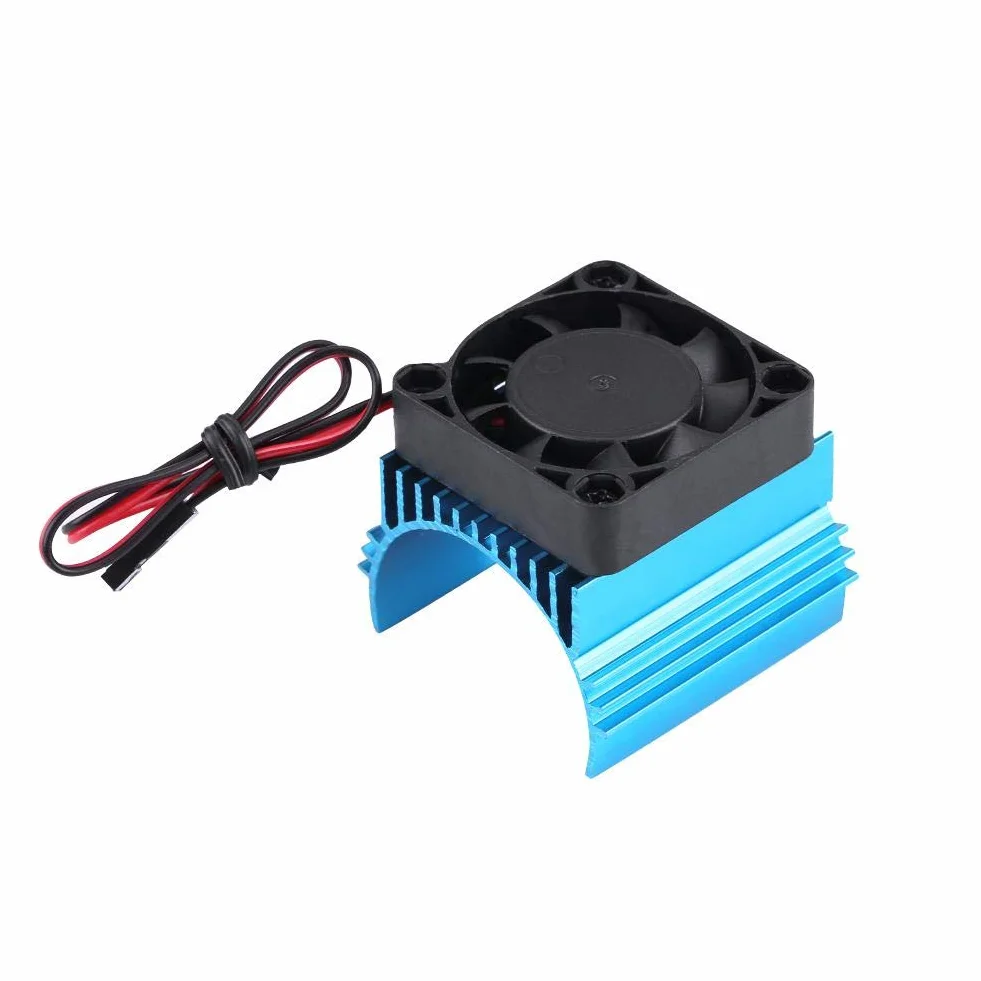 RC Cooling Fin, uniwersalny chłodzący silnik RC z wentylatorem do 1/10 RC Car 4074/4274/1515 RC część zamienna