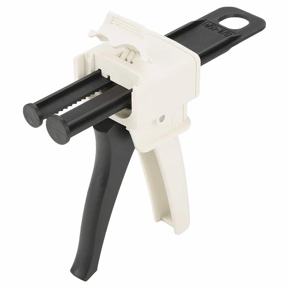Dental dozownik Gun 1: 1/2: 1 wkład z kauczuku silikonowego Impression Mixing Dispenser pistolet dostawczy stal szlachetna dozownik