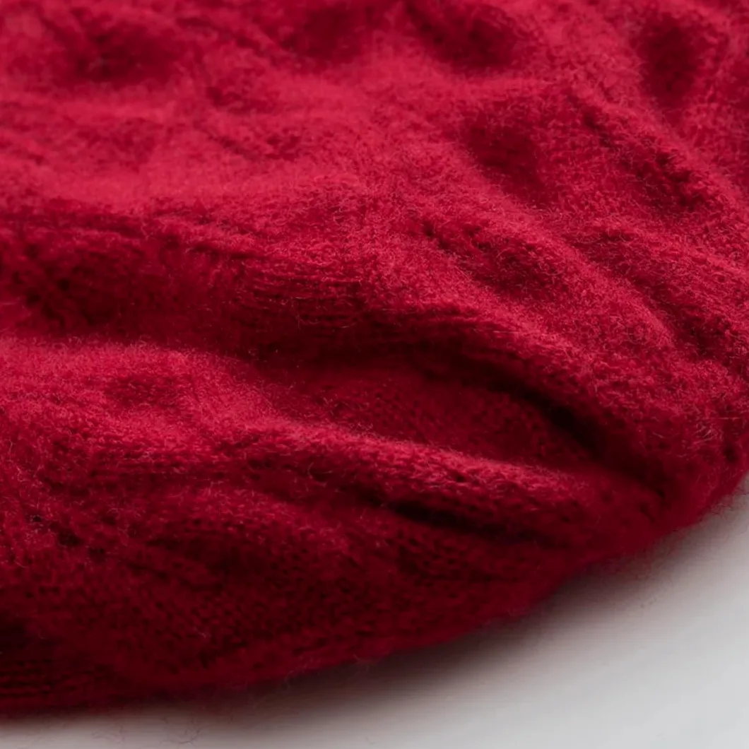 Czapki zimowe damskie na zewnątrz, codzienne, modne, jednokolorowe, żakardowe, kaszmirowe, dzianinowe, utrzymujące ciepło, czapka beanie (biała, jeden rozmiar)
