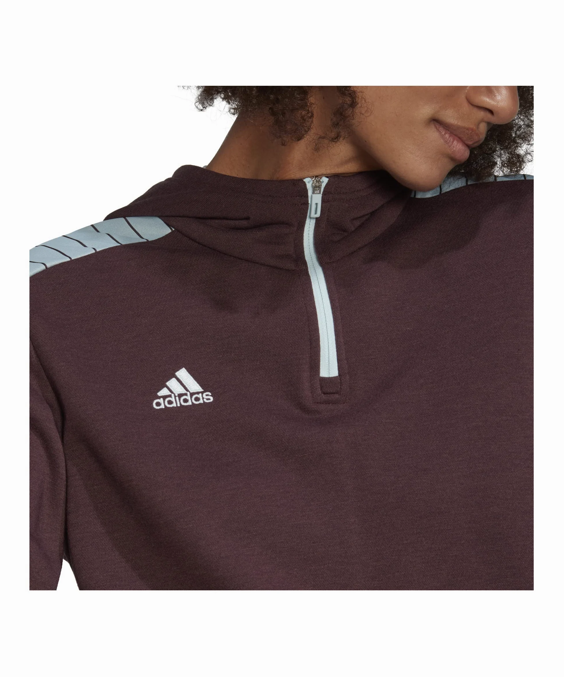 adidas Tiro Hoodyvip W Bluza z kapturem damska, Marsom, M