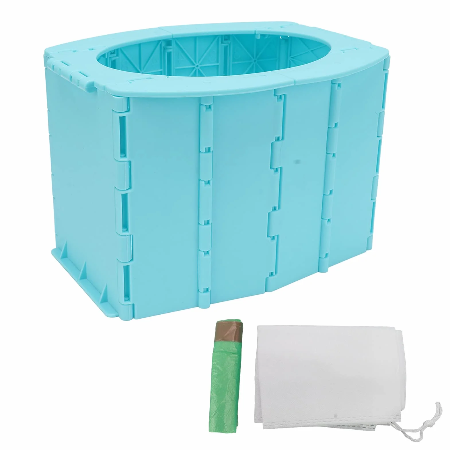 Travel Potty for Kids, Reusable Portable Folding Potty for Toddler, Toilet for Outdoor Camping, Toddler Potty Seat for Outdoor Emergency Camping