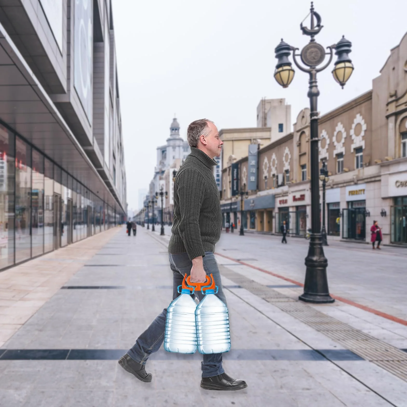 Uchwyt Torba na Zakupy, Torba na Artykuły Spożywcze z Uchwytem, Uchwyt na Plastikowe Torby, Zapobiega Zmęczeniu Dłoni, Szeroko Stosowany w Różnych Torbach na Zakupy