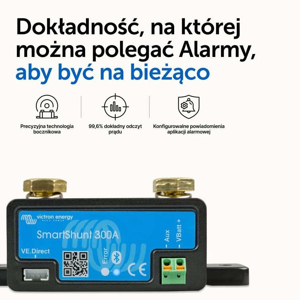 Victron Energy SmartShunt 300A 50mV Monitor Akumulatorów (Bluetooth)