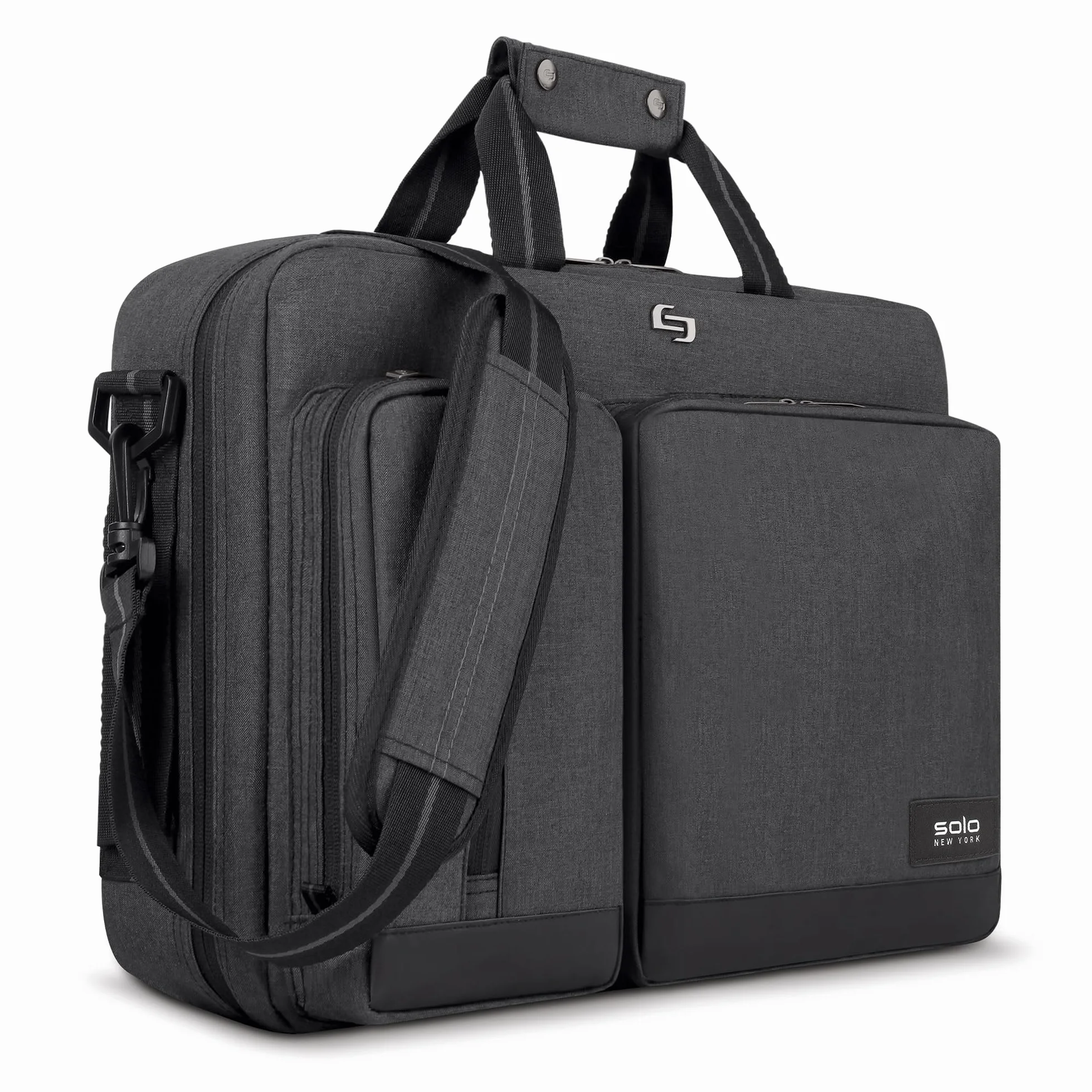 Solo New York Unisex wysokość, trwały plecak na laptopa, wysokość, trwały plecak na laptopa, szary, Rozmiar Uniwersalny
