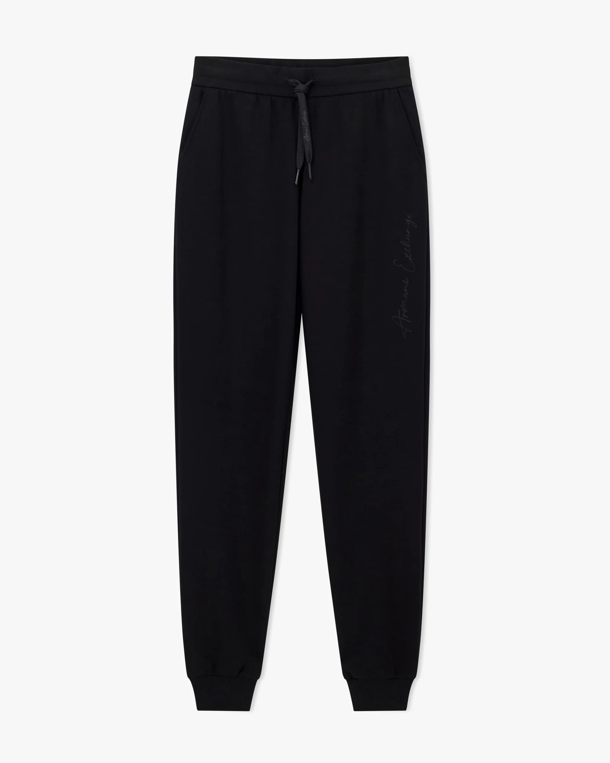 Armani Exchange Essential, Logo Signature, Shiny Logo On Drawstring - Spodnie dresowe Kobiety