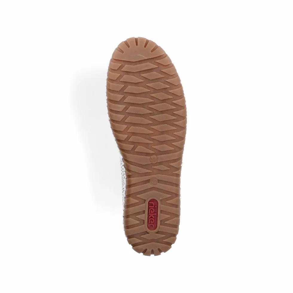 Rieker mokasyny damskie M2851, rozmiar:42 EU, kolor:Bia³y