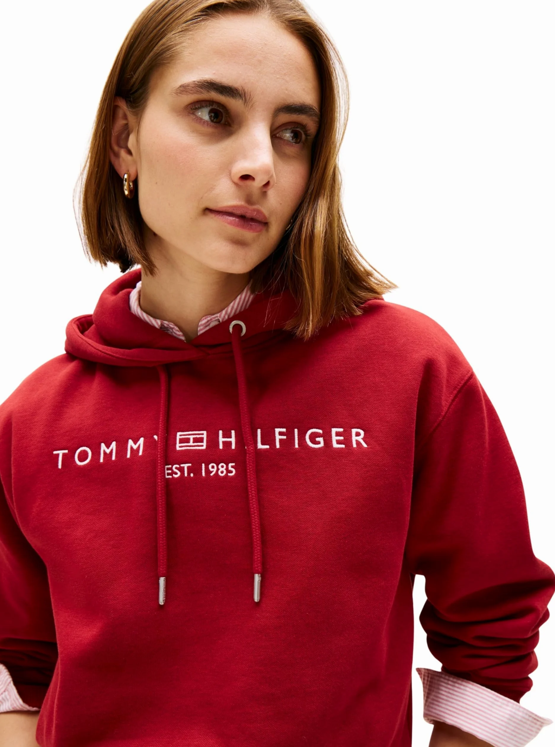 Tommy Hilfiger Bluza z kapturem Kobiety Mdrn Reg Corp Logo Hoodie Ww0ww43598