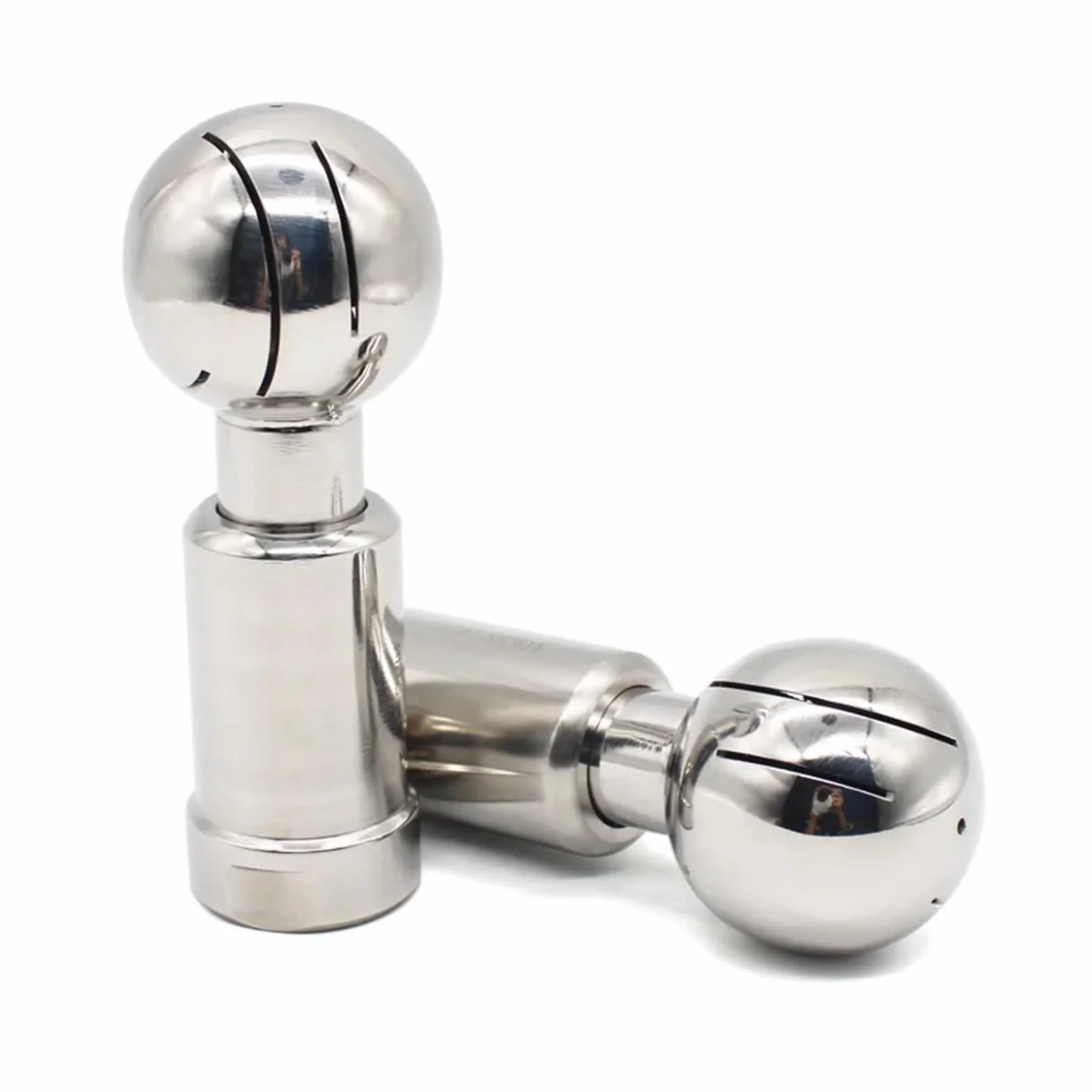 Obrotowa kula czyszcząca ze stali nierdzewnej, Głowica kulowa natrysku obrotowego ze stali nierdzewnej z gwintem wewnętrznym 304/316L 1/2"-1" Homebrew(Ss304,1/2")