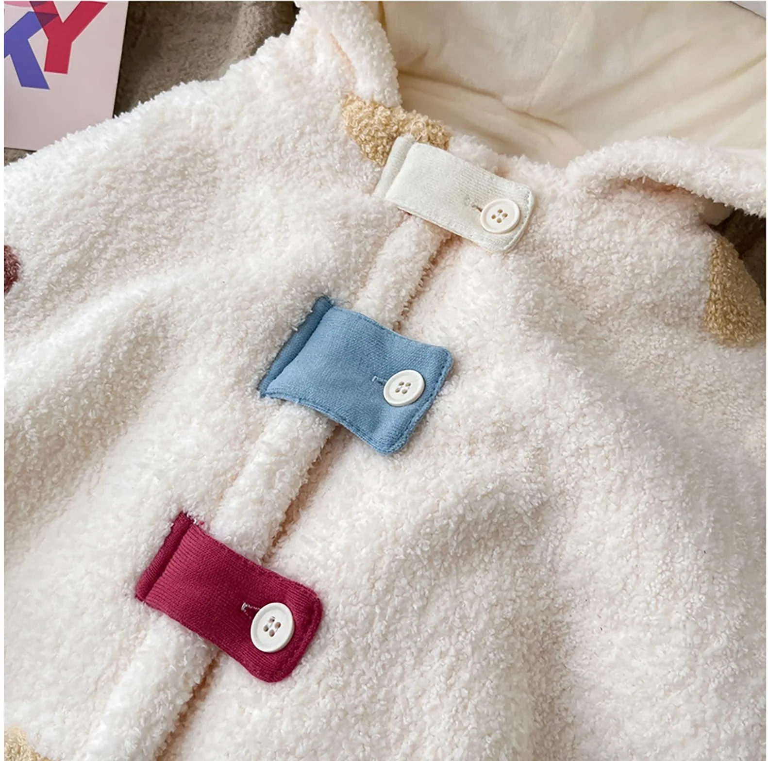 Baby Boys Girls Hooded Cape Wool Soft Ponczo Windproof Winter Autumn Outdoor Clothes Warm Scarf for Kids 0-3 Years