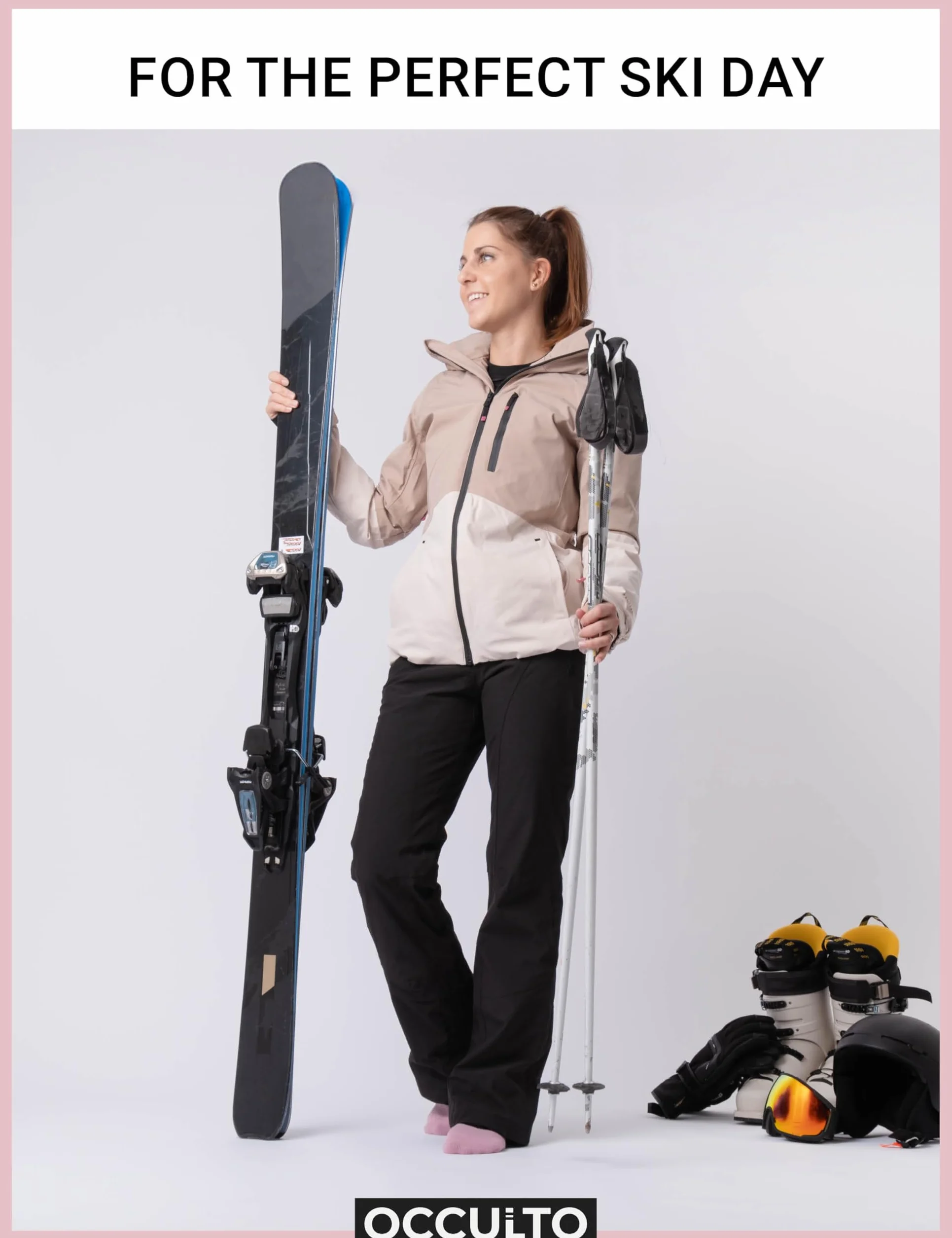 Occulto skarpety narciarskie z kompresyjne damski & meskie 2 pack (model: Taylor)