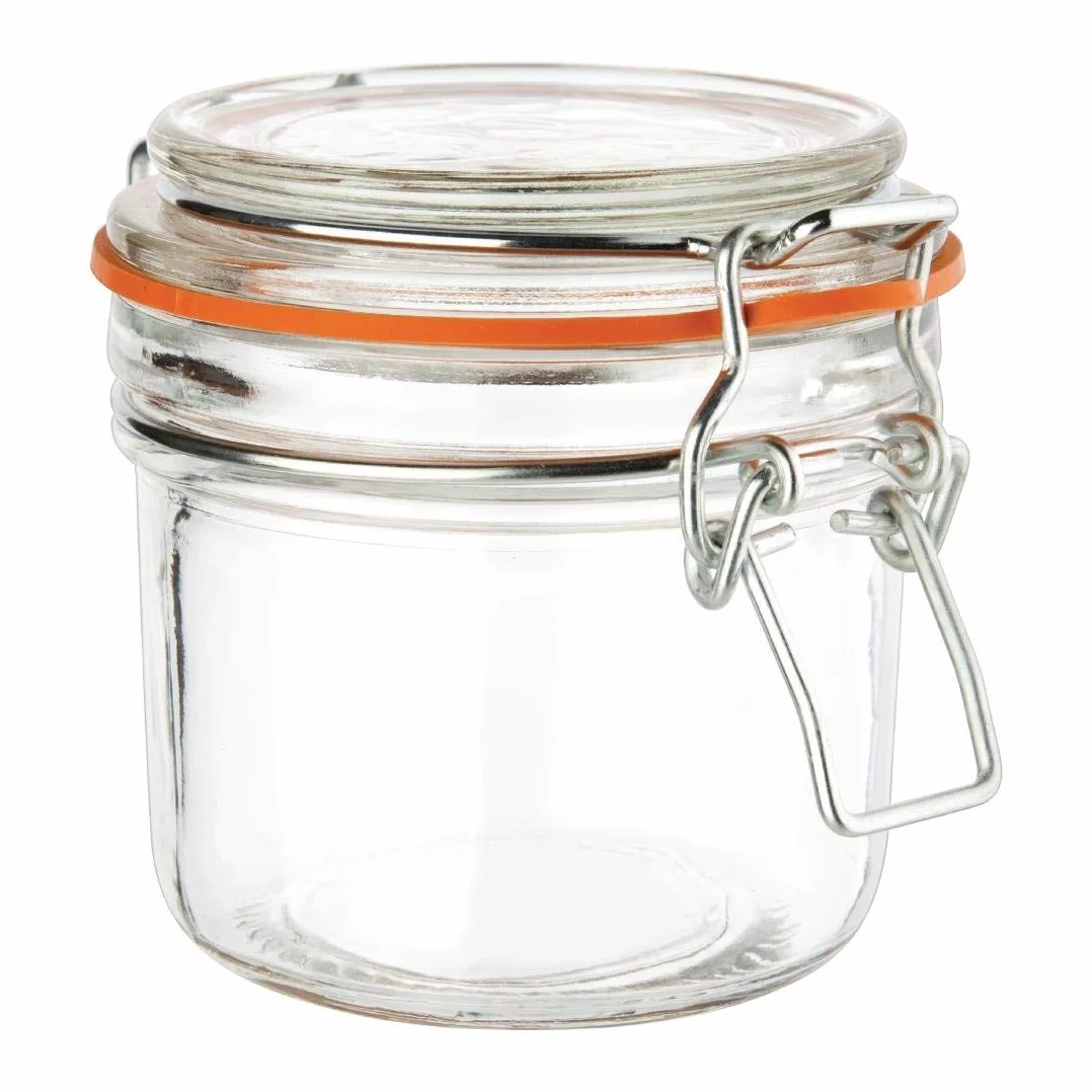 Vogue GH328 słoiki na przetwory, 200 ml, pojemność: 7 fl. uncji (opakowanie 6 szt.)