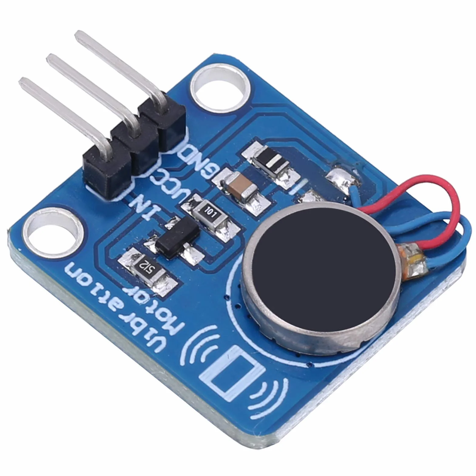 3 szt. Moduł silnika wibracyjnego DC 5V 9000RPM, Silnik drgający do DIY, Kompatybilny z i, Idealny do projektów elektronicznych i modeli robotów
