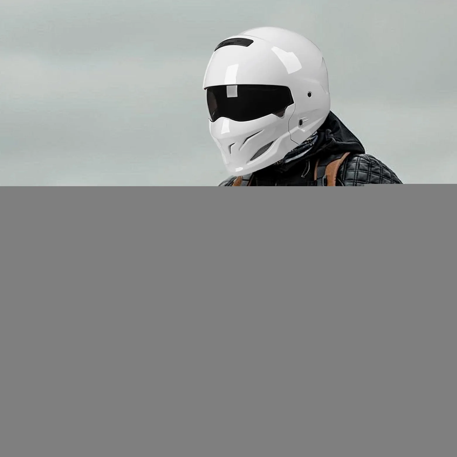 Męskie czapki ochronne na motocykl, czapka ochronna do motocykli ulicznych - kask w stylu retro do wyścigów szosowych, dla dorosłych