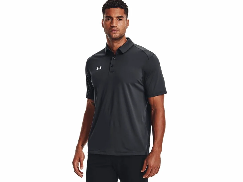Under Armour Męski t-shirt fitness i Tank Tech Sportstyle Logo, Stealth szaro-biały, XXL