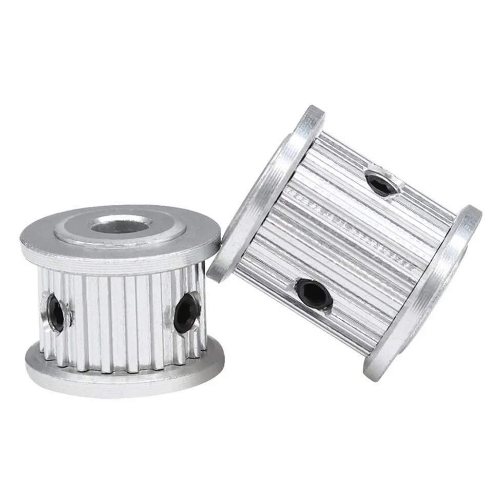 2 sztuk MXL-19T AF kształt koła pasowe rozrządu, otwór 4/5mm koło pasowe do szerokości 6/10mm MXL pasek rozrządu (Size : 5 mm, Color : Width7 mm)