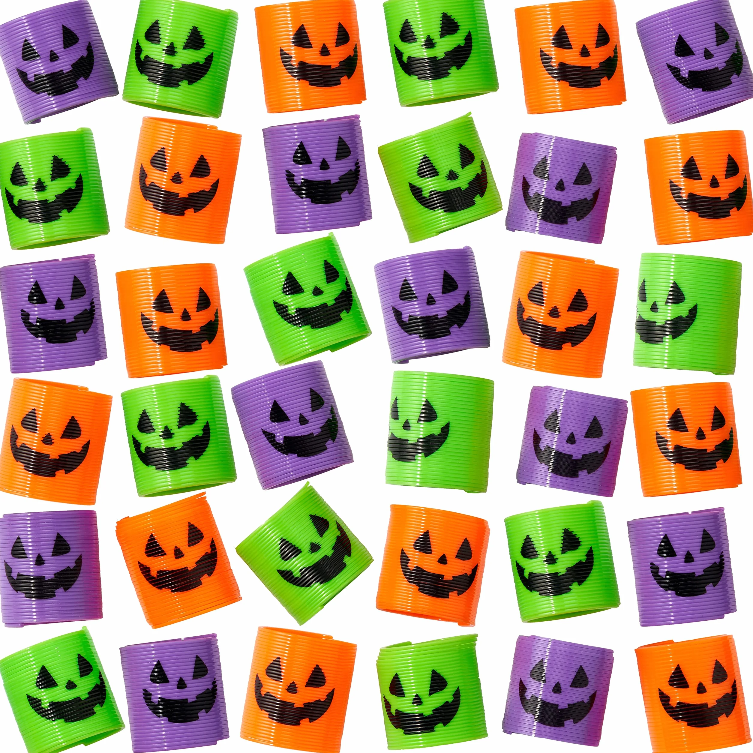 The Twiddlers - 36 Mini Halloween Magic Springs, Trick or Treat Party Toys Bag Fillers, Kids Game Prizes & Gifts