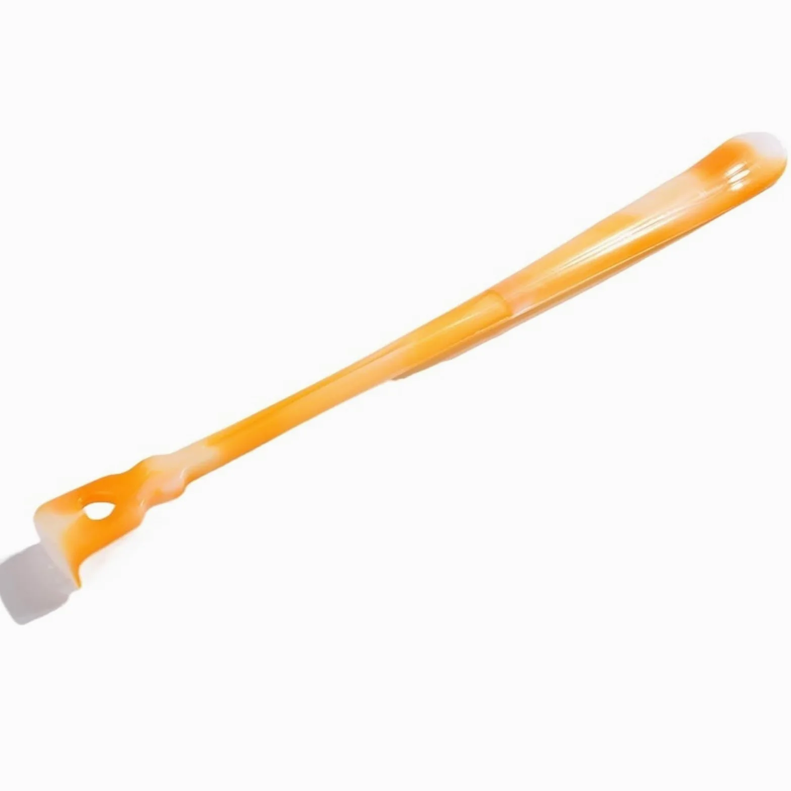 Długa łyżka do butów, Łyżka do butów, łyżka w stylu vintage, długi uchwyt, leniwy pomocnik, podnośnik, pomoc przy opatrunku dla seniorów(Orange)