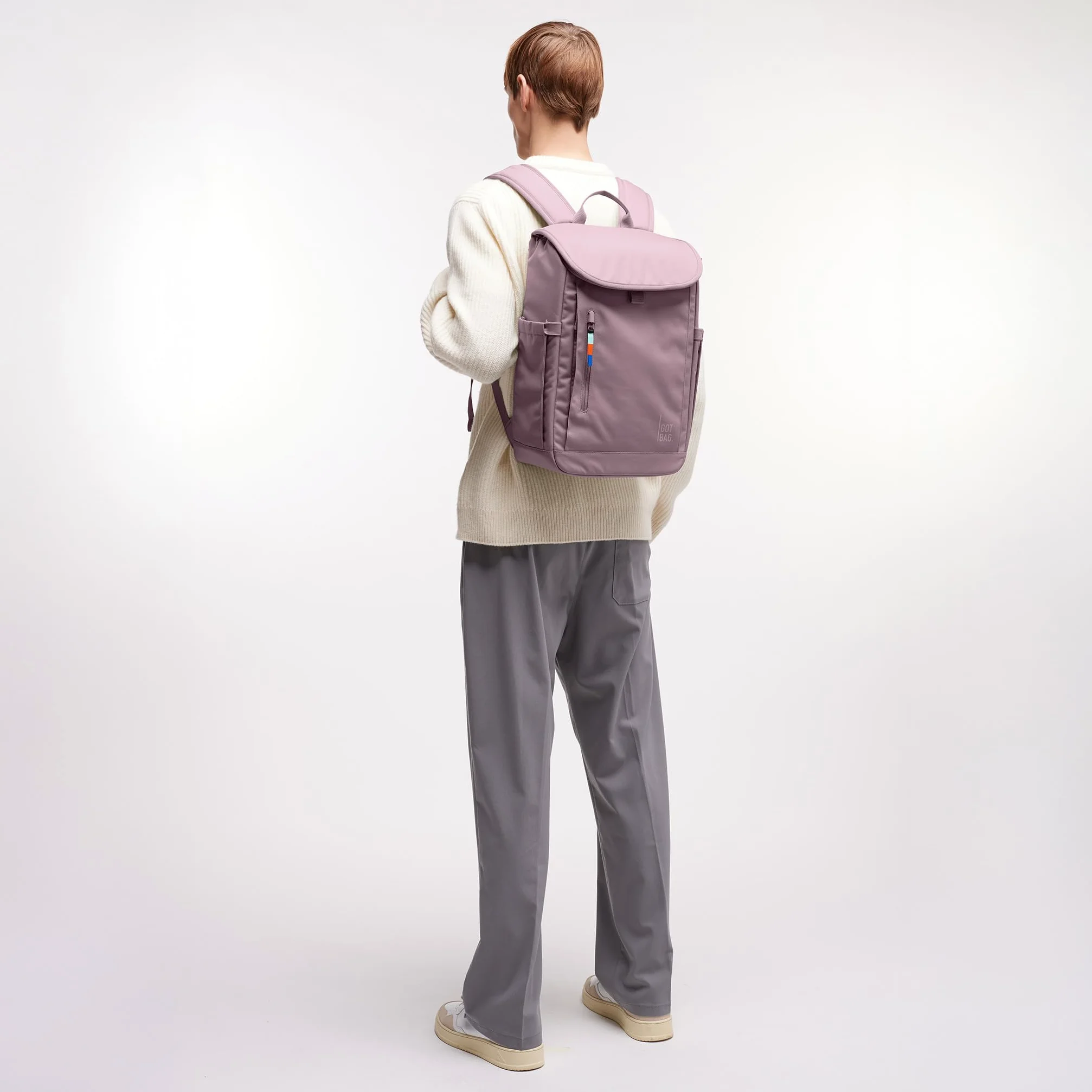 GOT BAG Serene Pack | Plecak o Sztywnej Konstrukcji 18L | Maksymalna Organizacja | Laptop 16 i Tablet | Komfortowy Bagaż Podręczny (calamary)