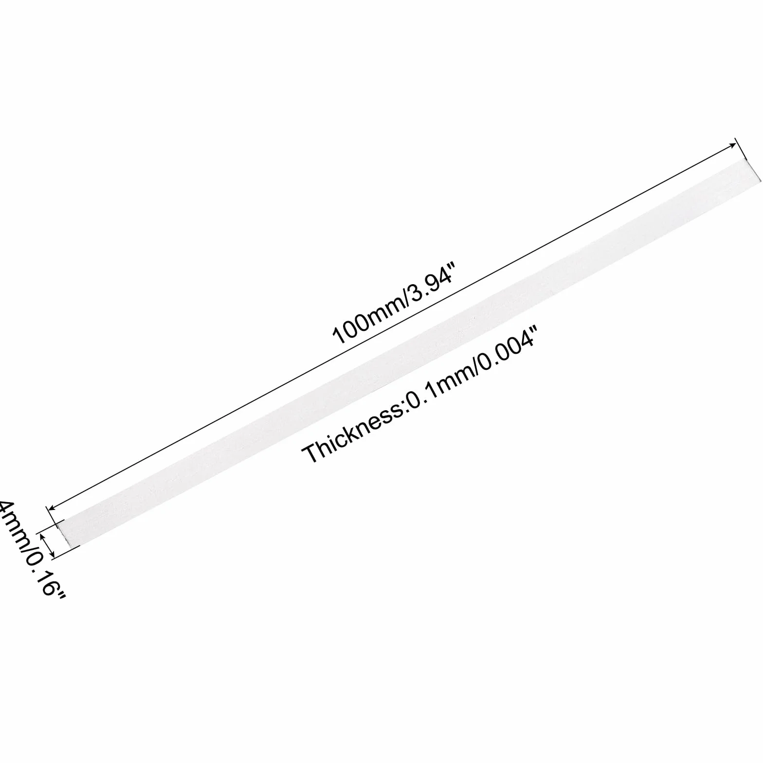 QUARKZMAN 25 sztuk pasków niklu z czystego niklu, 0,1 x 4 x 100 mm, niklowane paski ze stali niklowanej do akumulatorów i zgrzewania punktowego