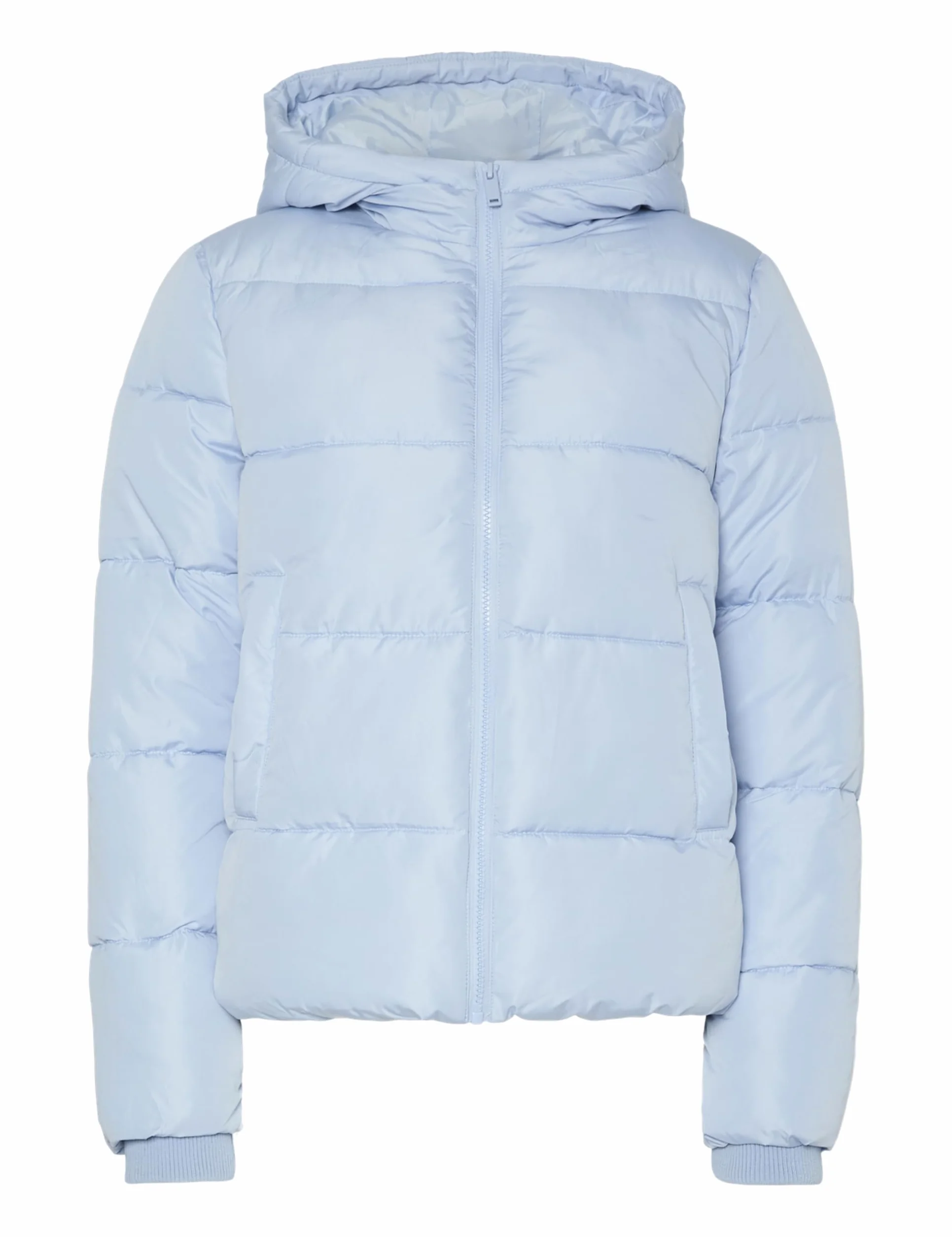 PIECES Damska kurtka damska Pcbee New Short Puffer Jacket Noos Bc, Cashmere Blue, L