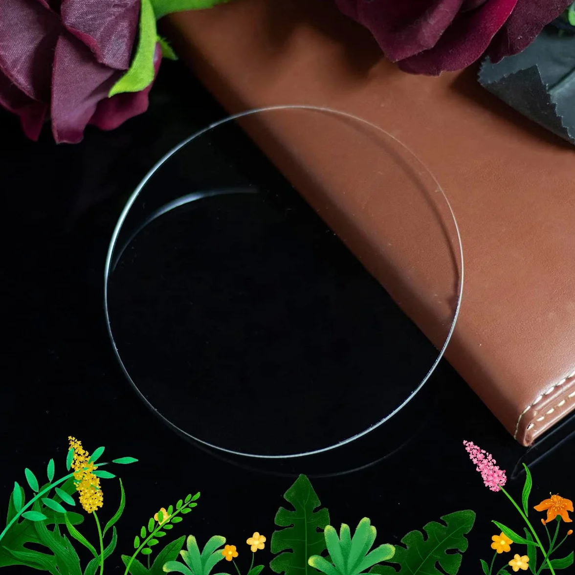 20 sztuk przezroczystych akrylowych arkuszy plastikowych, okrągłych płaskich, akrylowych okręgu tarcz do rękodzieła, DIY breloczek, biżuteria, akcesoria, 5 cm x 1,8 mm