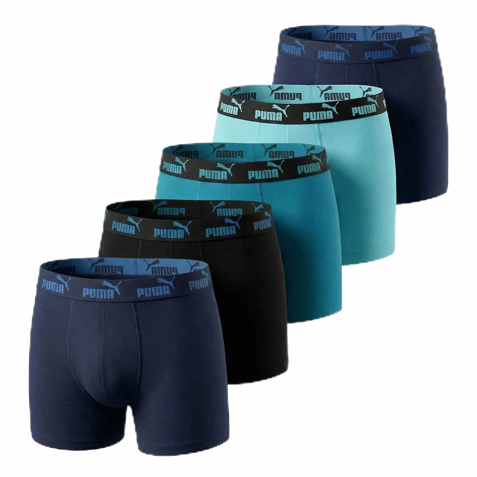 PUMA Bokserki chłopięce (5 sztuk), Blue Combo., 170-176