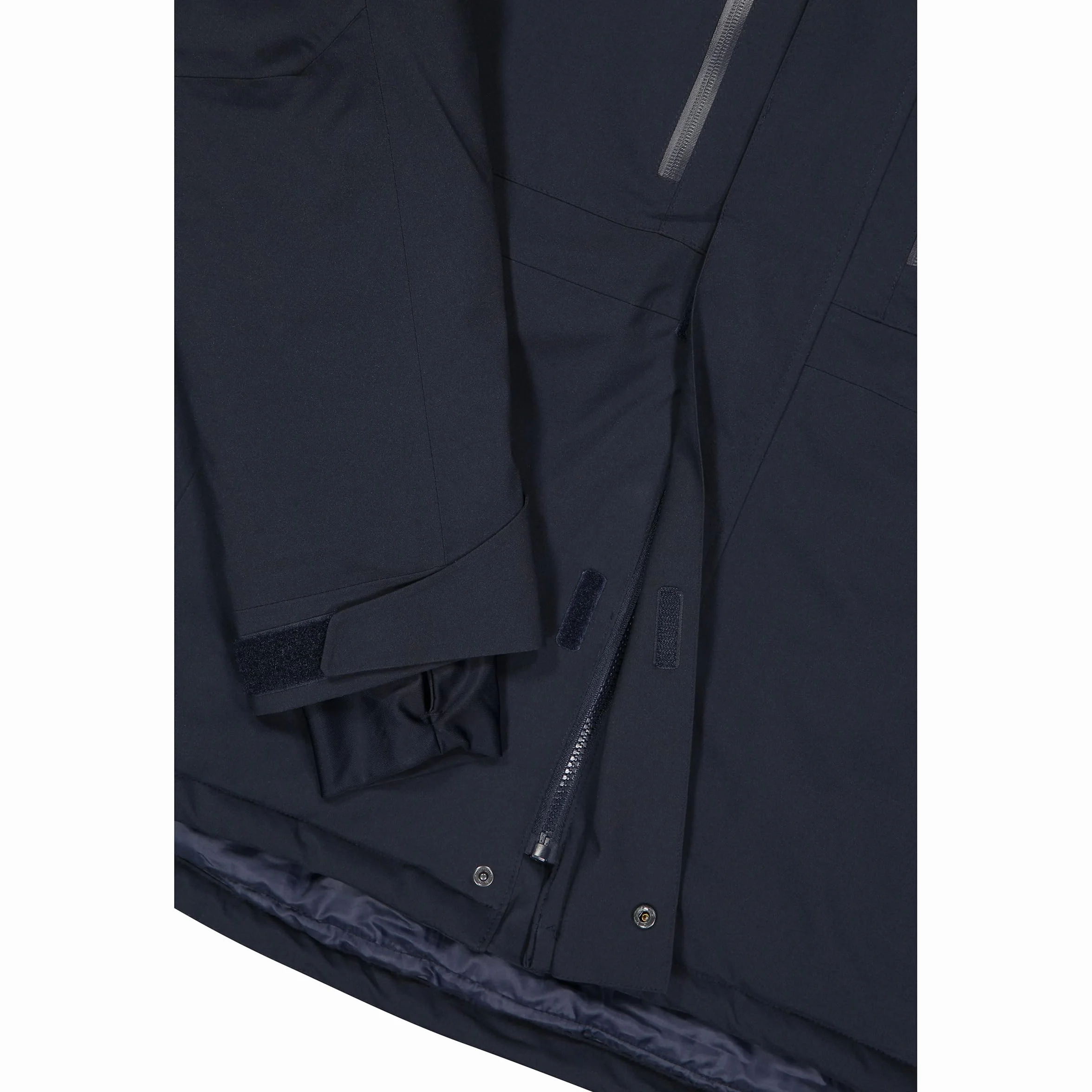 CMP Kurtka narciarska z kapturem Black Blue 56