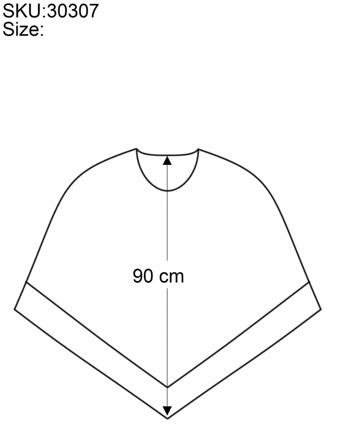 GURU SHOP Ponczo w stylu hippie, chic, etniczne ponczo, męskie/ damskie, niebieskie, z bawełny, rozmiar uniwersalny, kurtka z dzianiny, odzież alternatywa, niebieski/czarny, jeden rozmiar