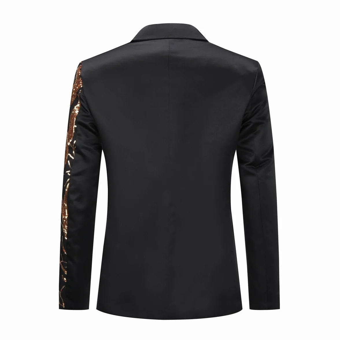 Allthemen Marynarka Slim Fit Brokatowa Kurtka Smokingowa