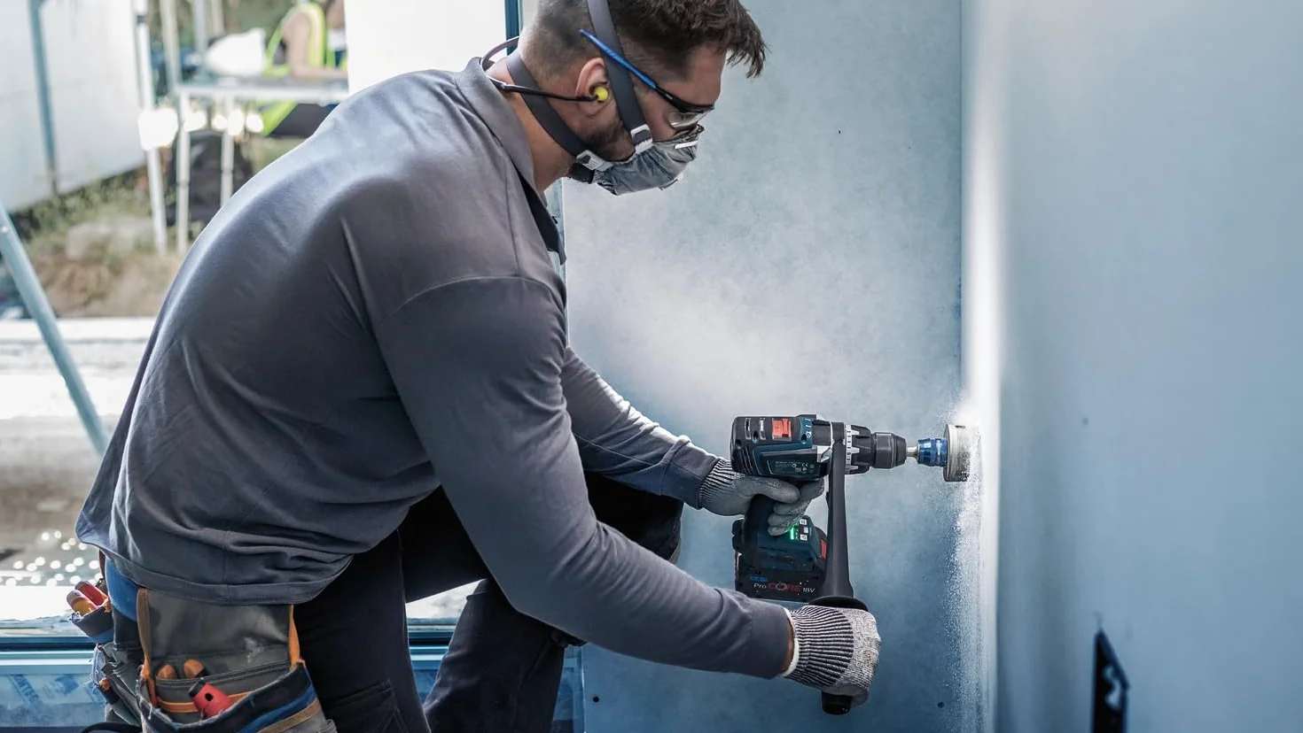 Bosch 9 x PRO Multi Material Power Change Plus zestaw otwornic – przezroczyste etui (do miękkiego drewna, płyt kartonowo-gipsowych, Ø 22, 29, 35, 44, 51, 64 mm, profesjonalne akcesoria do