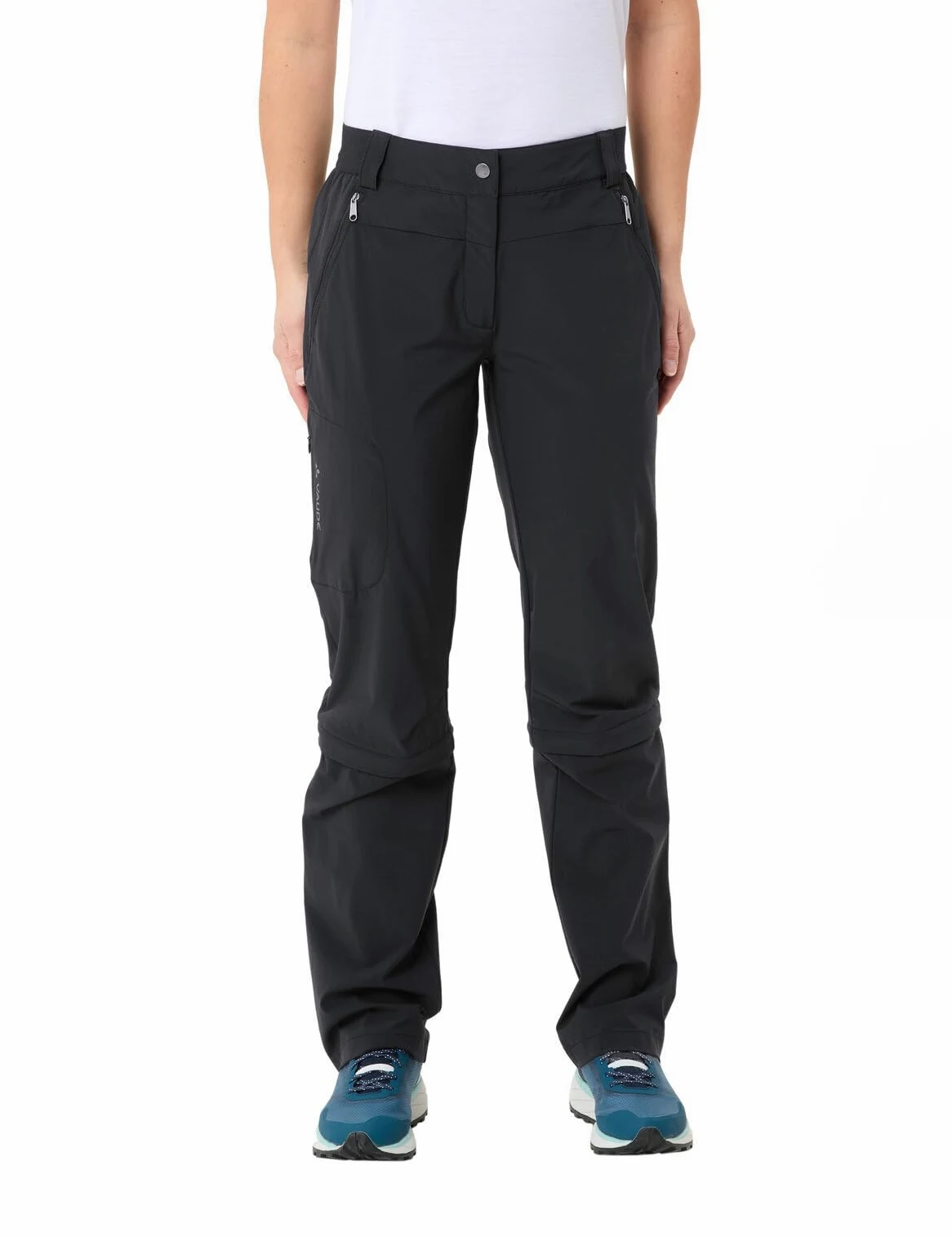VAUDE Women's Farley Stretch Capri T-zip Pants III - spodnie Kobiety