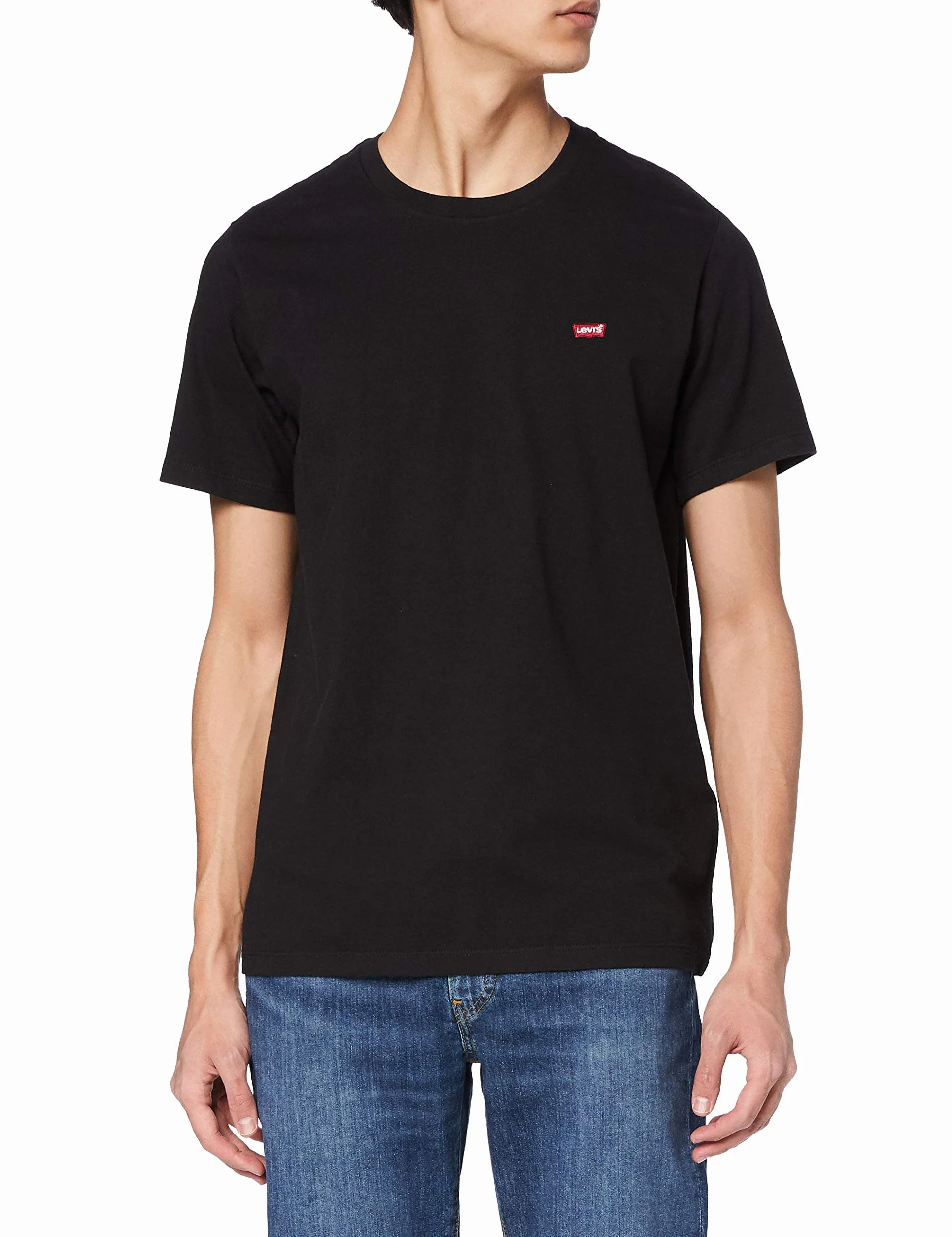 Levi's Mężczyźni Original Housemark Tee T-Shirt Stonewashed Black L