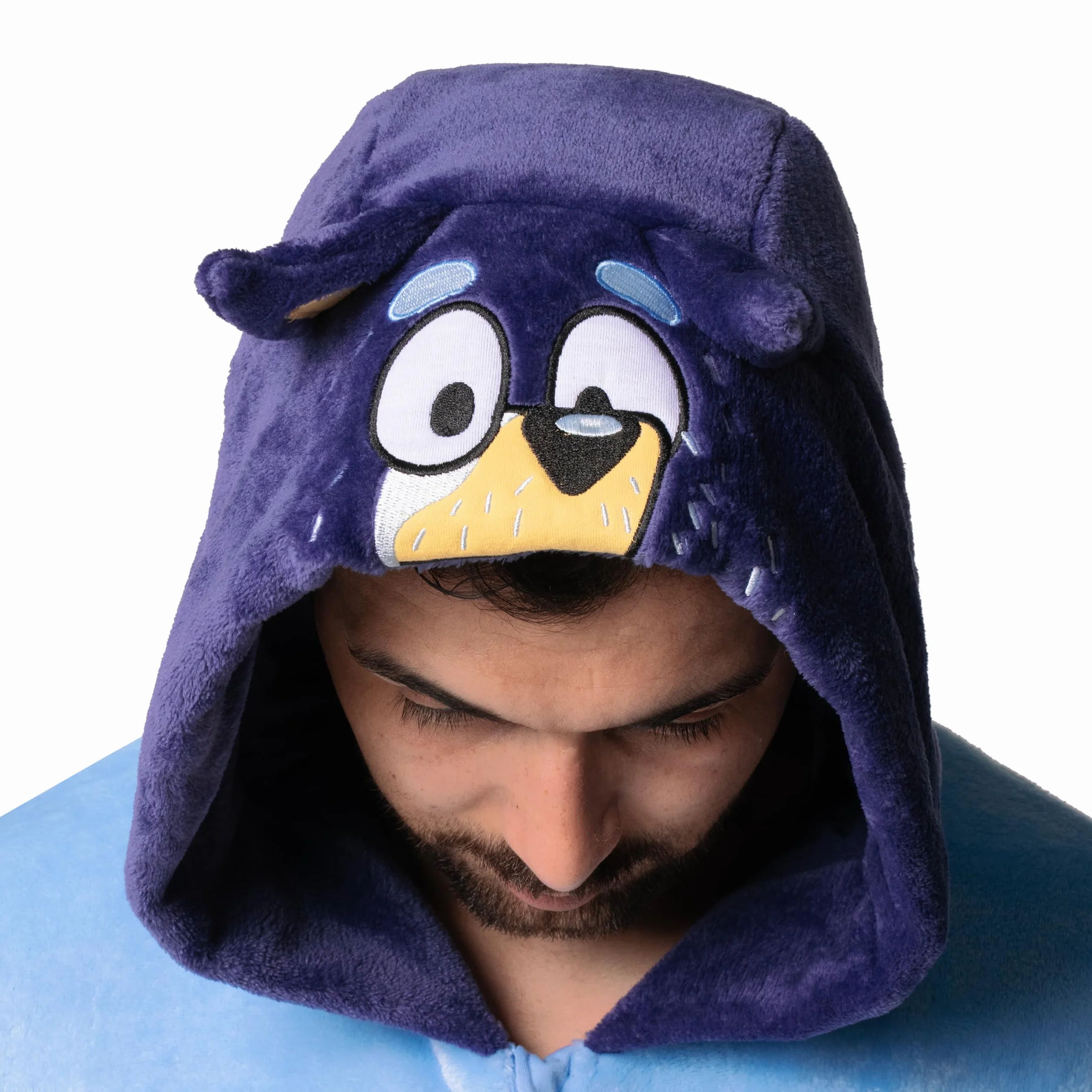 Bluey Bandit Męski Kombinezon Onesie Polarowy Dla Dorosłych