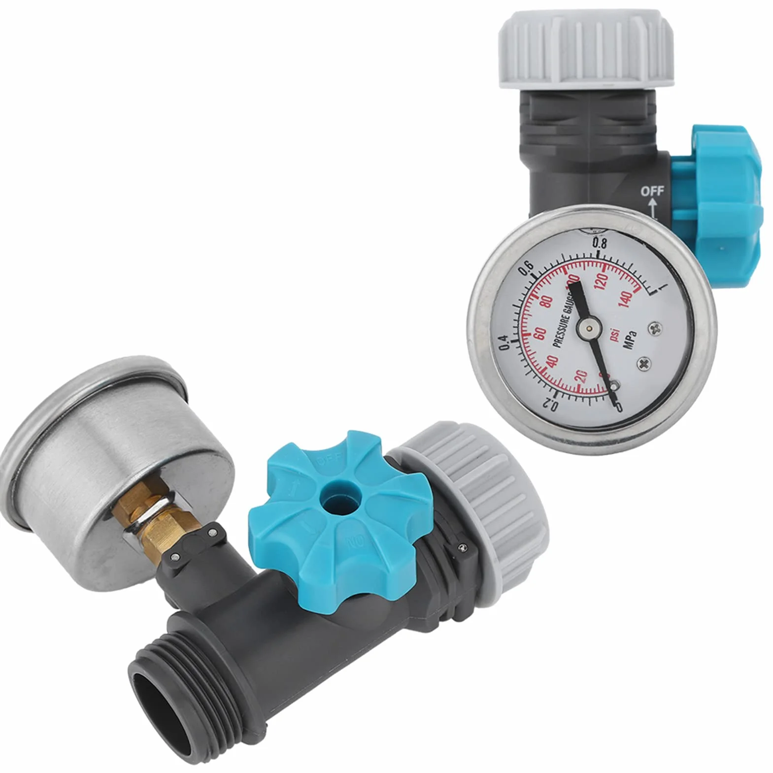 Regulowany zawór regulacji ciśnienia wody G3/4 cala z manometrem regulator nawadniania ogrodu szklarniowego, regulator ciśnienia wody, reduktor ciśnienia, zawór redukujący ciśnienie