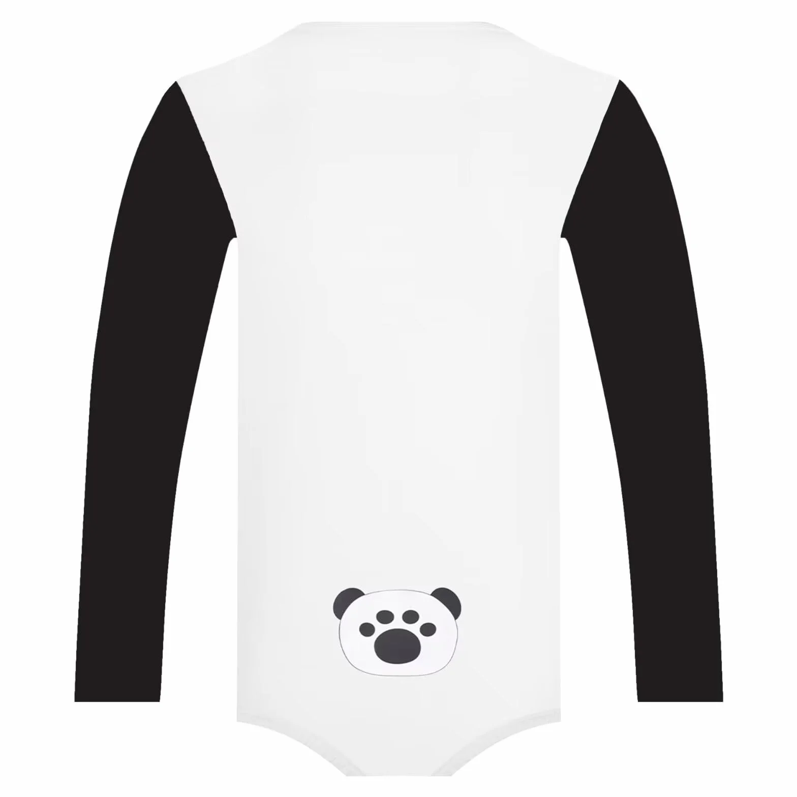 Landofgenie Męska Piżama Romper z Długim Rękawem Onesie Body Jednoczęściowy Kombinezon z Nadrukiem Pandy