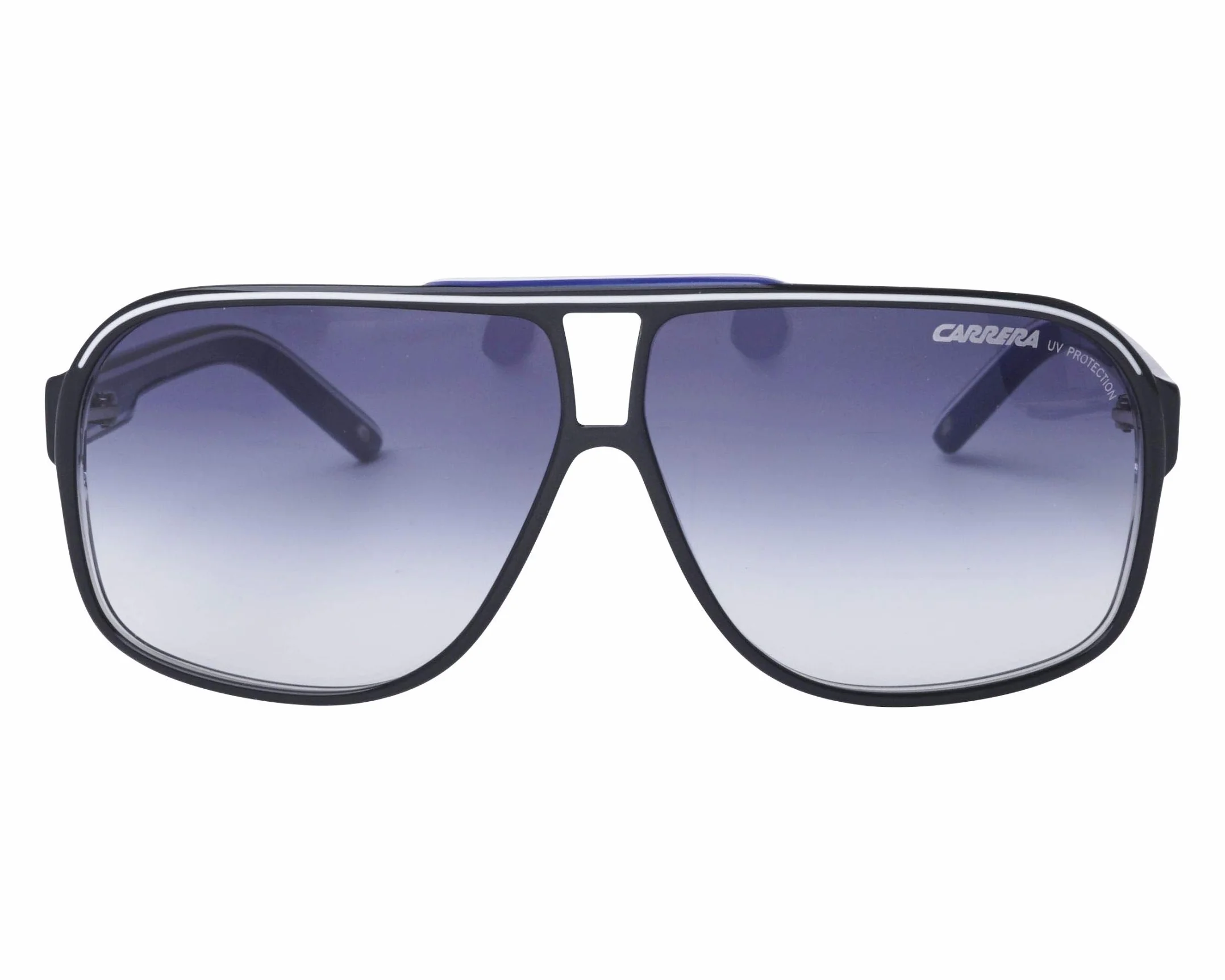 CARRERA GRAND PRIX 2 Okulary Słoneczne T5C BLACKCRYSTAL BLACKWHITEBLUE 64/9/130 Mężczyzna